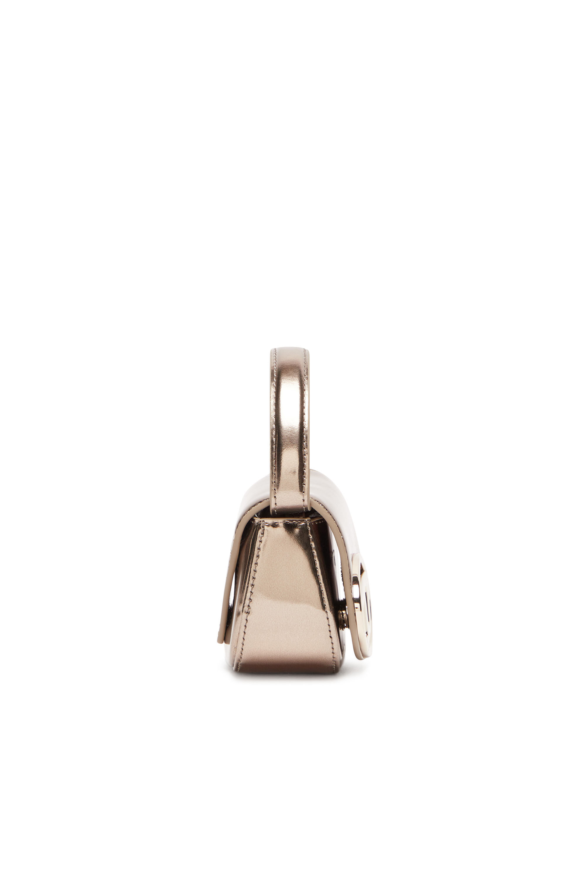 Diesel - 1DR-XS-S, Woman's 1DR-XS-S-Iconic mini bag in mirrored leather in Bronze - 4