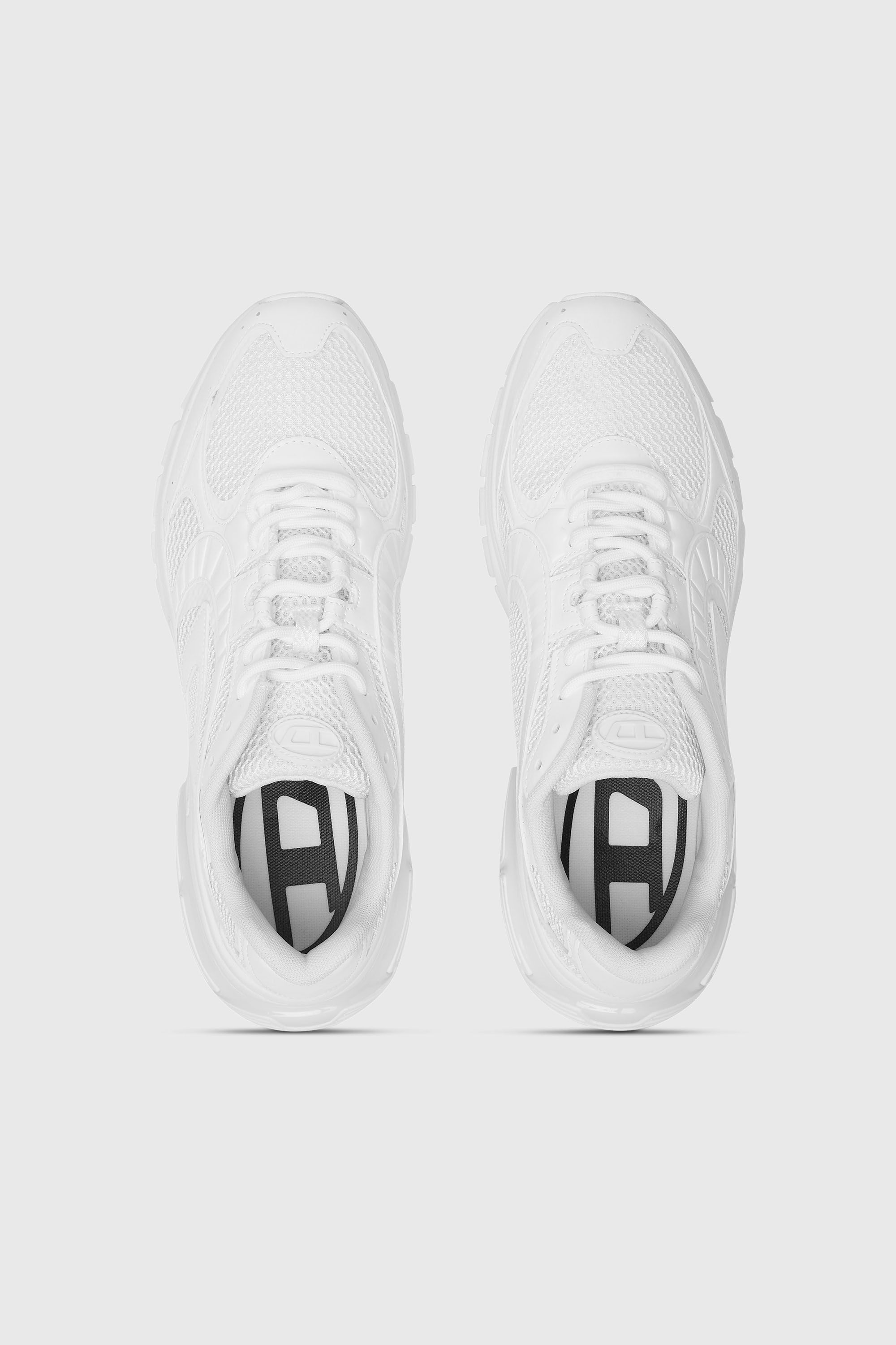 Diesel - S-PRO-V-DENSE LOW, Man's S-Pro-V-Dense-Mesh sneakers with Oval D logo in White - 4
