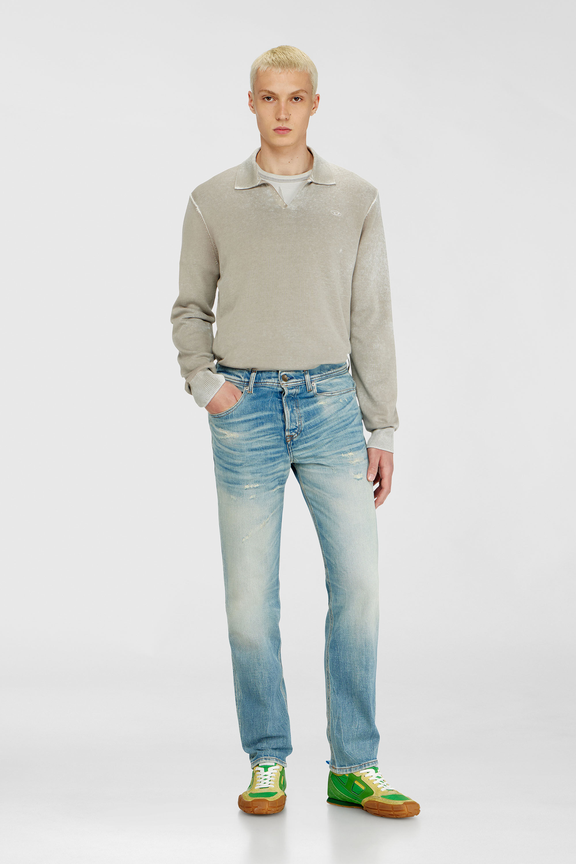 Diesel - Man's Regular Jeans 2023 D-Finitive 09P33, Light Blue - 2