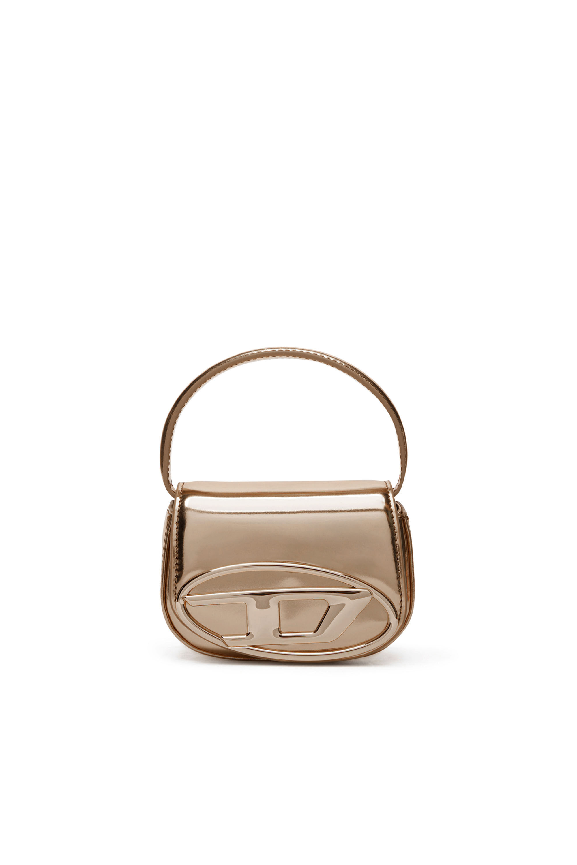 Diesel - 1DR-XS-S, Woman's 1DR-XS-S-Iconic mini bag in mirrored leather in Bronze - 1