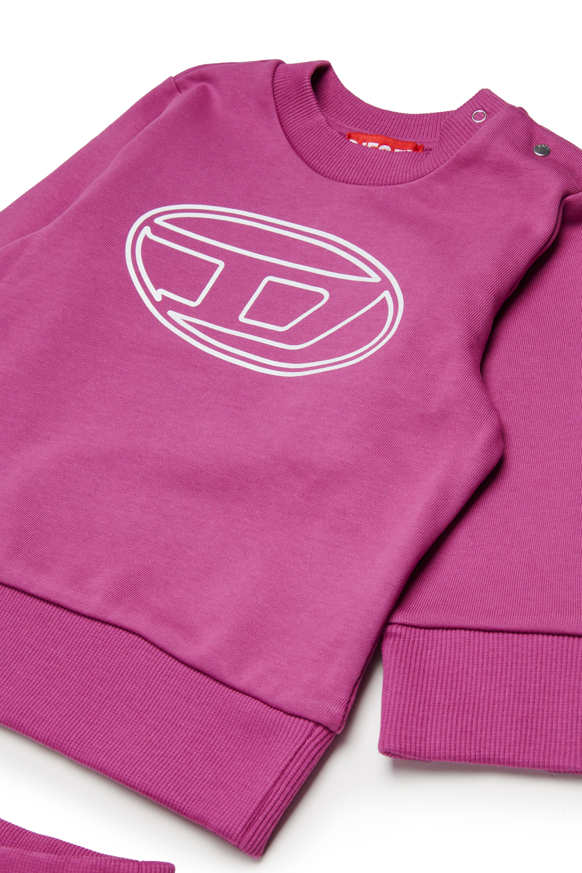 Diesel - STIMOTYB-SET, Unisex's Cotton jumpsuit with logo in Pink - 3