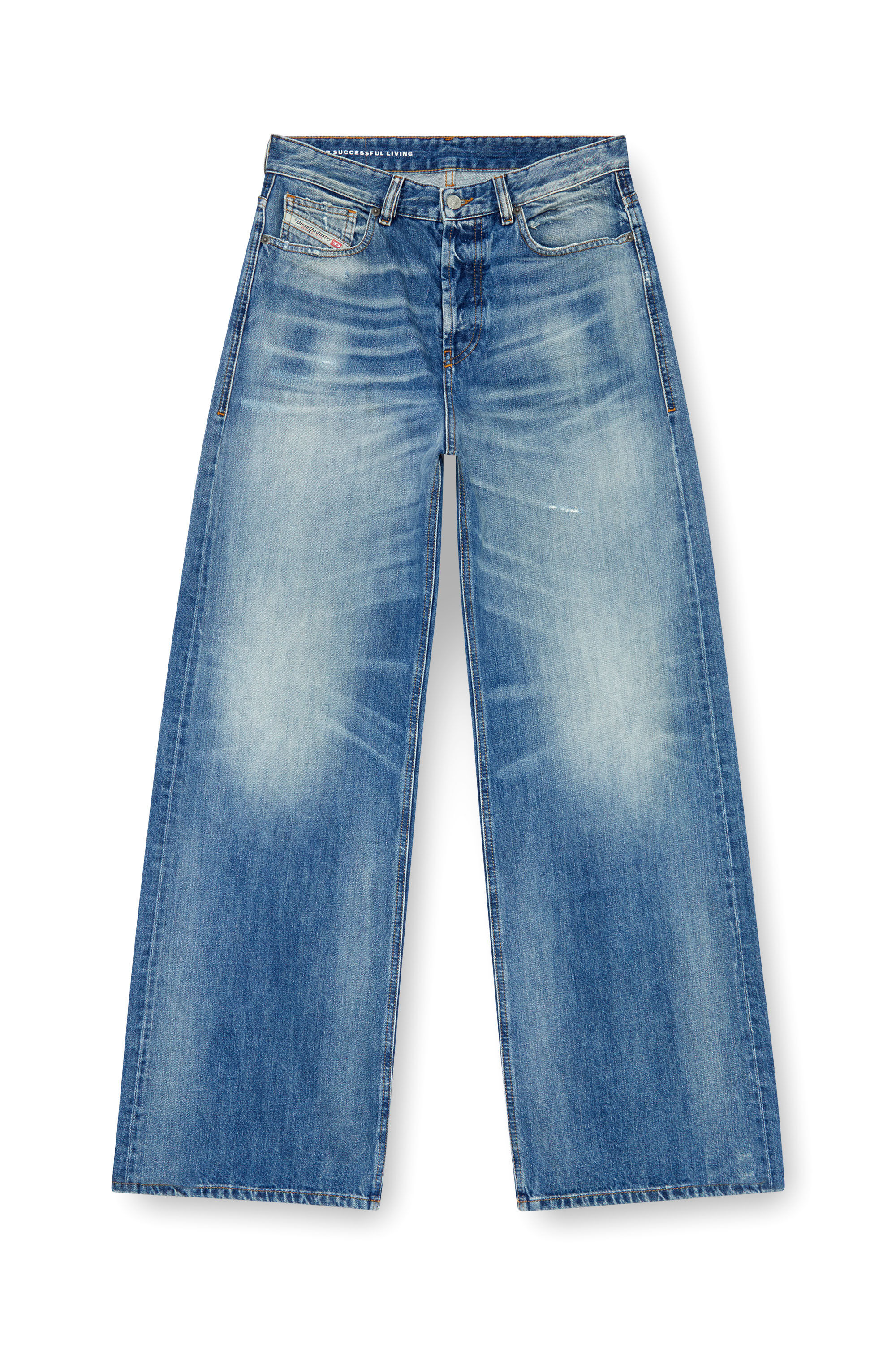 Diesel - Woman's Straight Jeans 1996 D-Sire 09J86, Medium blue - 2