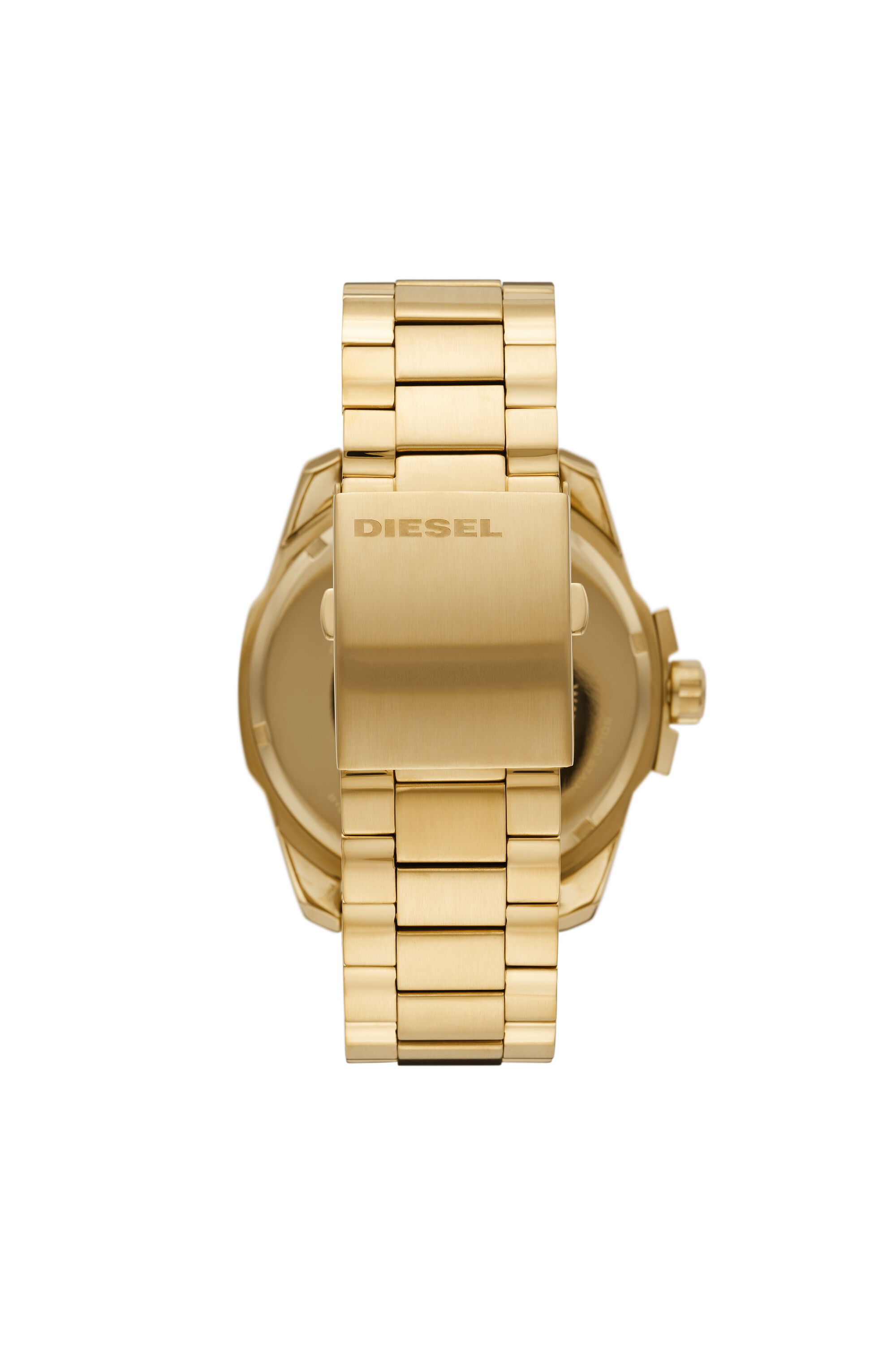 Diesel - DZ7456, Man's Mega Chief automatic three-hand gold-tone watch in Gold - 2