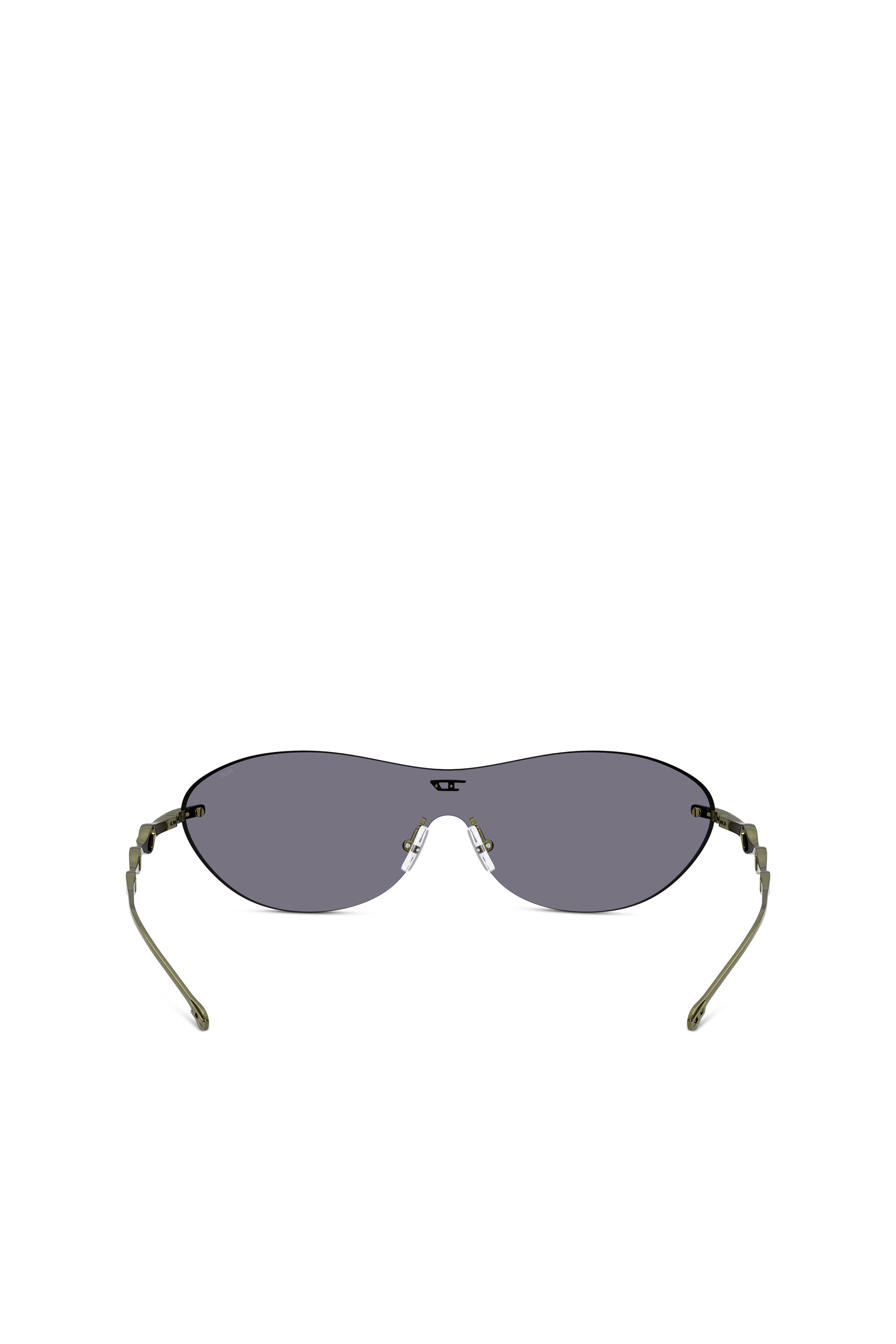 Diesel - 0DL1006 SIZE 35, Unisex's Iconic oval sunglasses in Green - 3