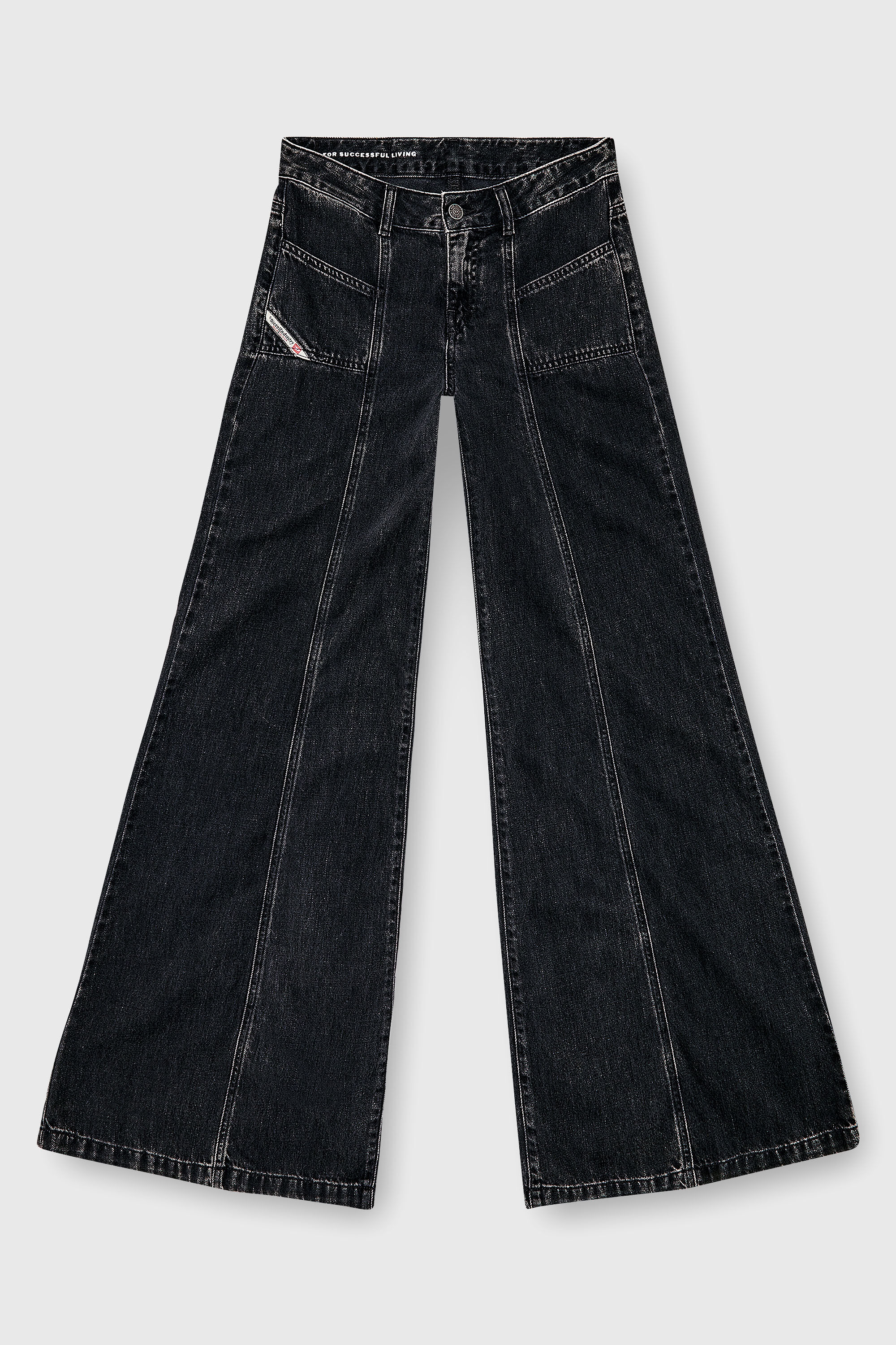 diesel ブラックフレアデニム　y2k archive ダークウェア00s Women's Flare Jeans | Black/Dark grey | Diesel D-Akii