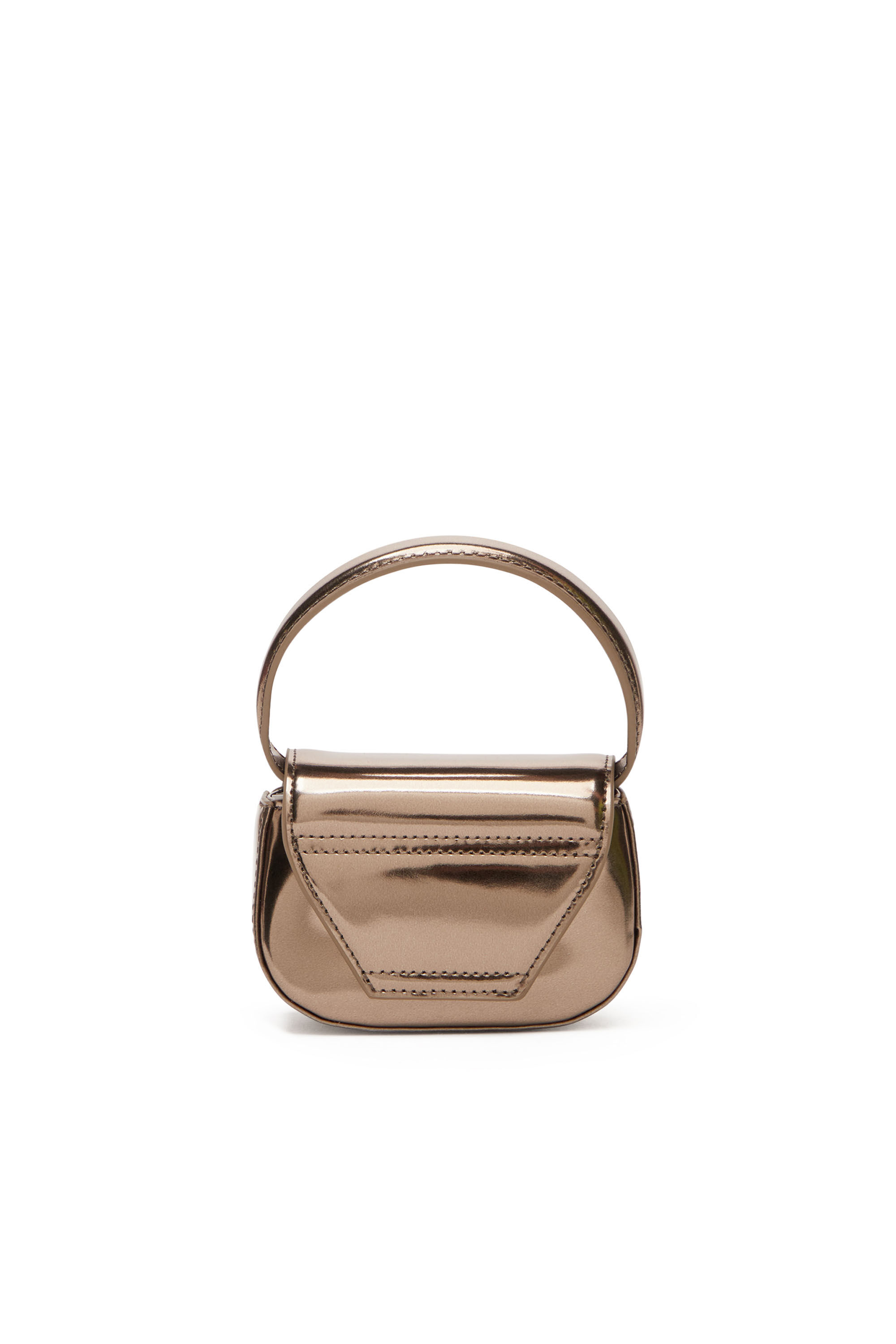 Diesel - 1DR-XS-S, Woman's 1DR-XS-S-Iconic mini bag in mirrored leather in Bronze - 3