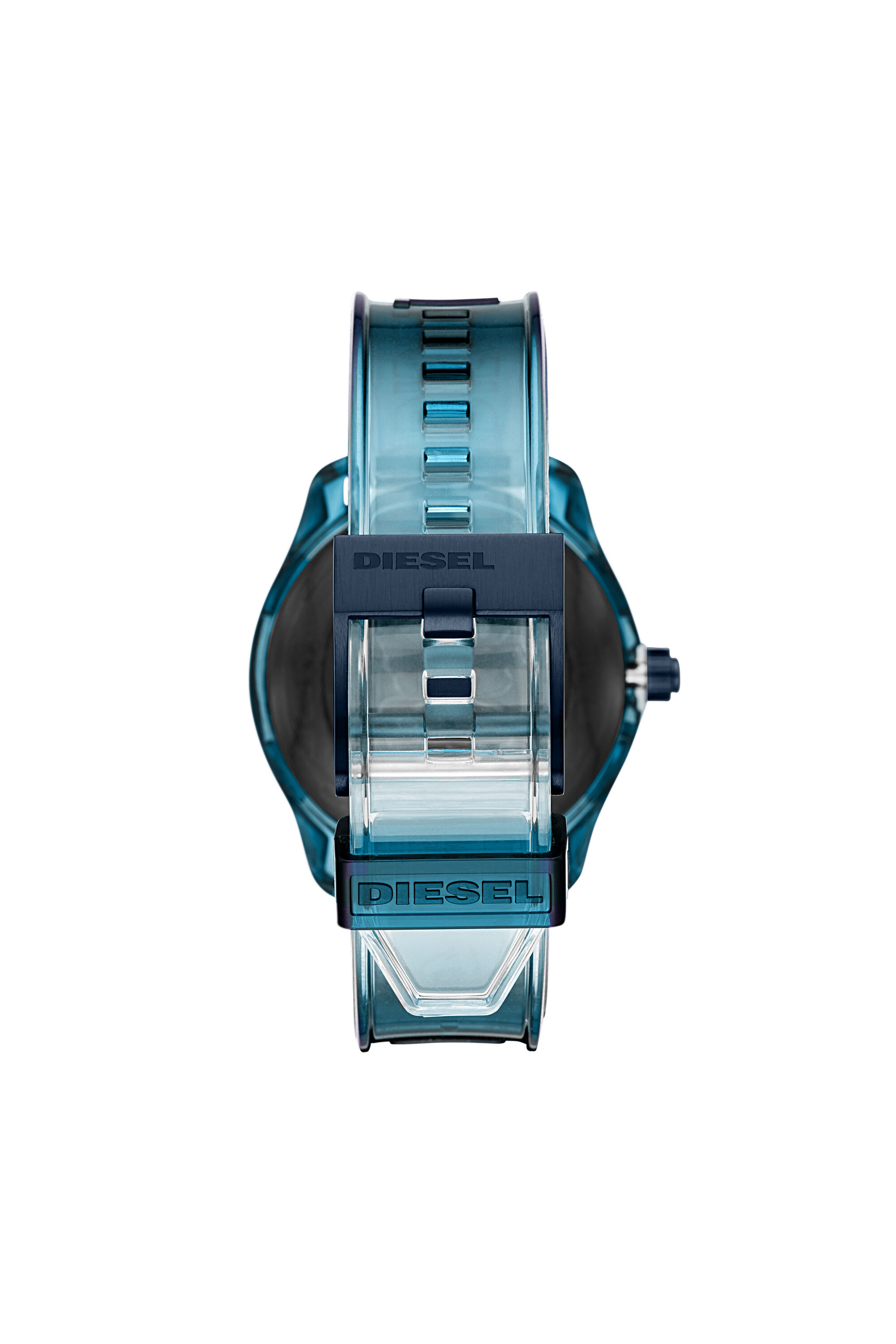 Diesel - DT2020, Man's Diesel On Fadelite Smartwatch - Blue Transparent in Blue - 2