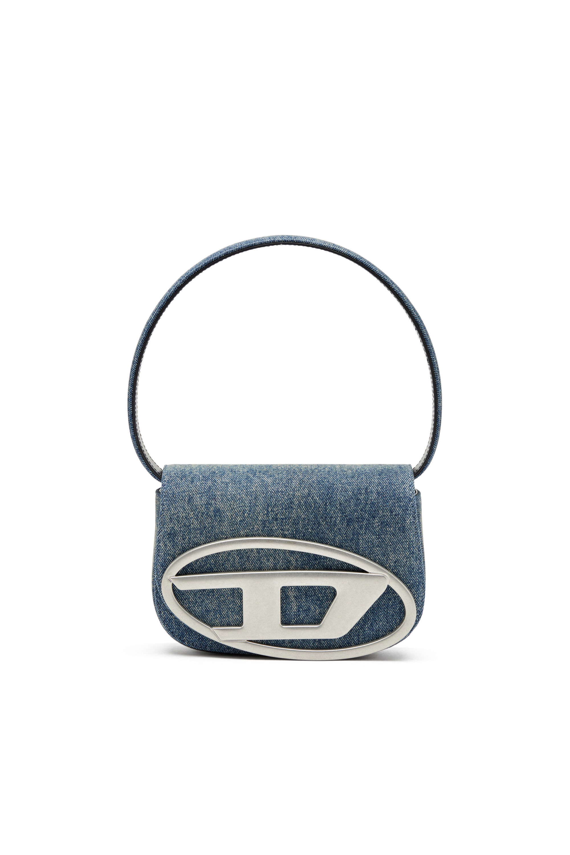 ハンドバッグ DIESEL 1DR-Iconic shoulder bag in denim and leather Women's 1DR-Iconic shoulder bag in denim and leather | Blue