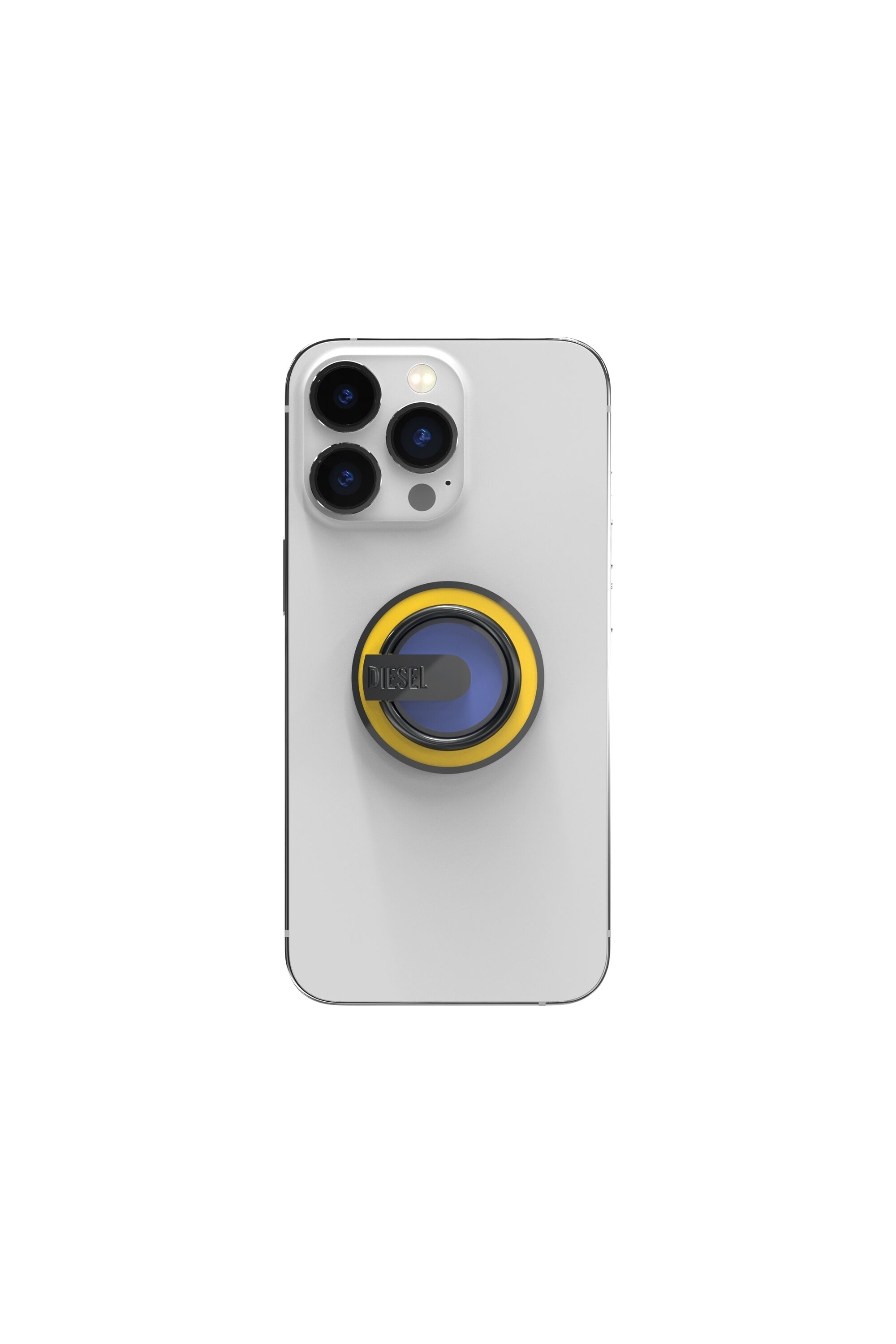 Diesel - 48313 RING STAND, Unisex's Universal phone ring in Yellow/Blue - 2