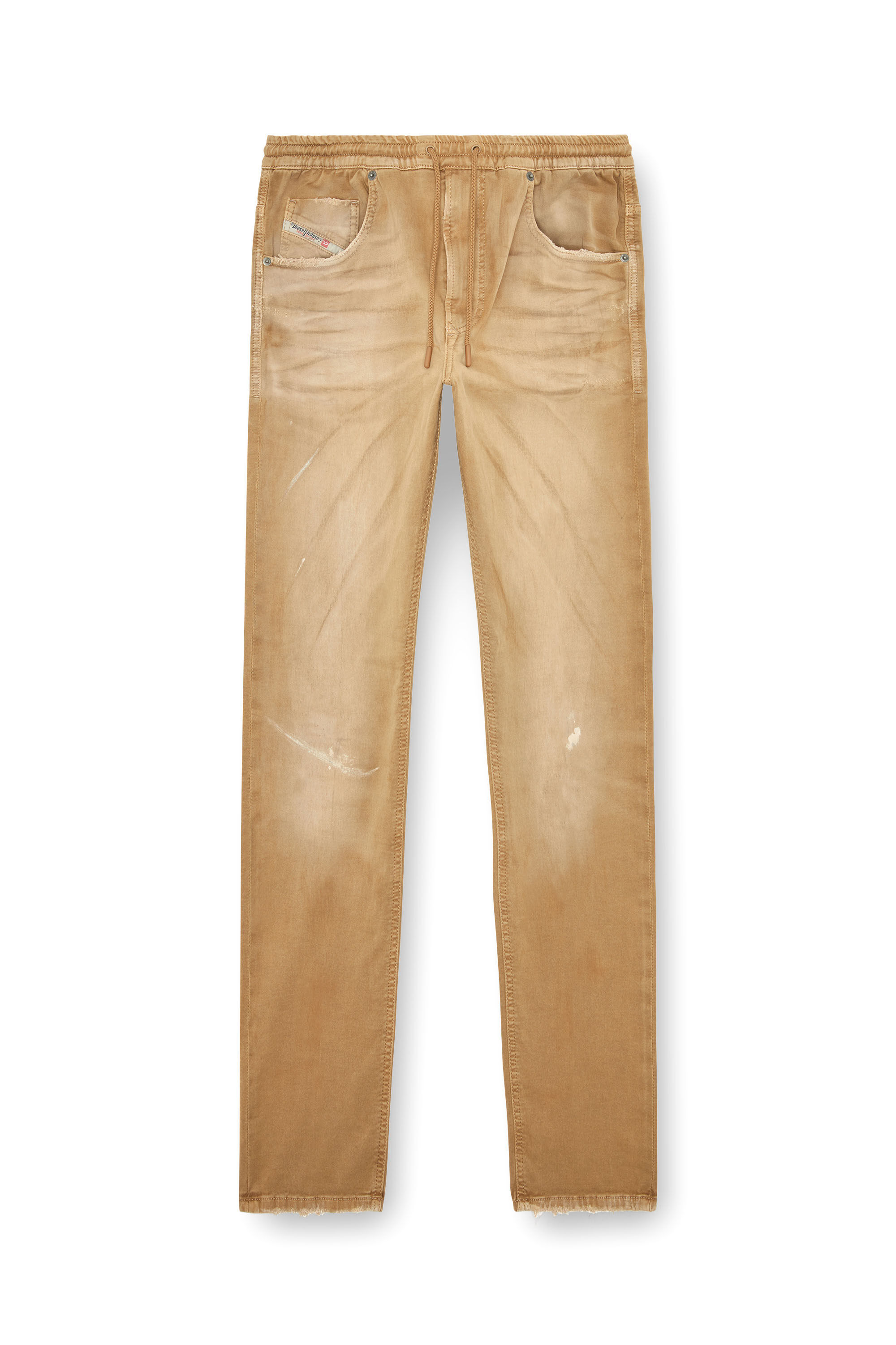 Diesel - Man Tapered 2030 D-Krooley Joggjeans® 068LW, Brown - Image 2