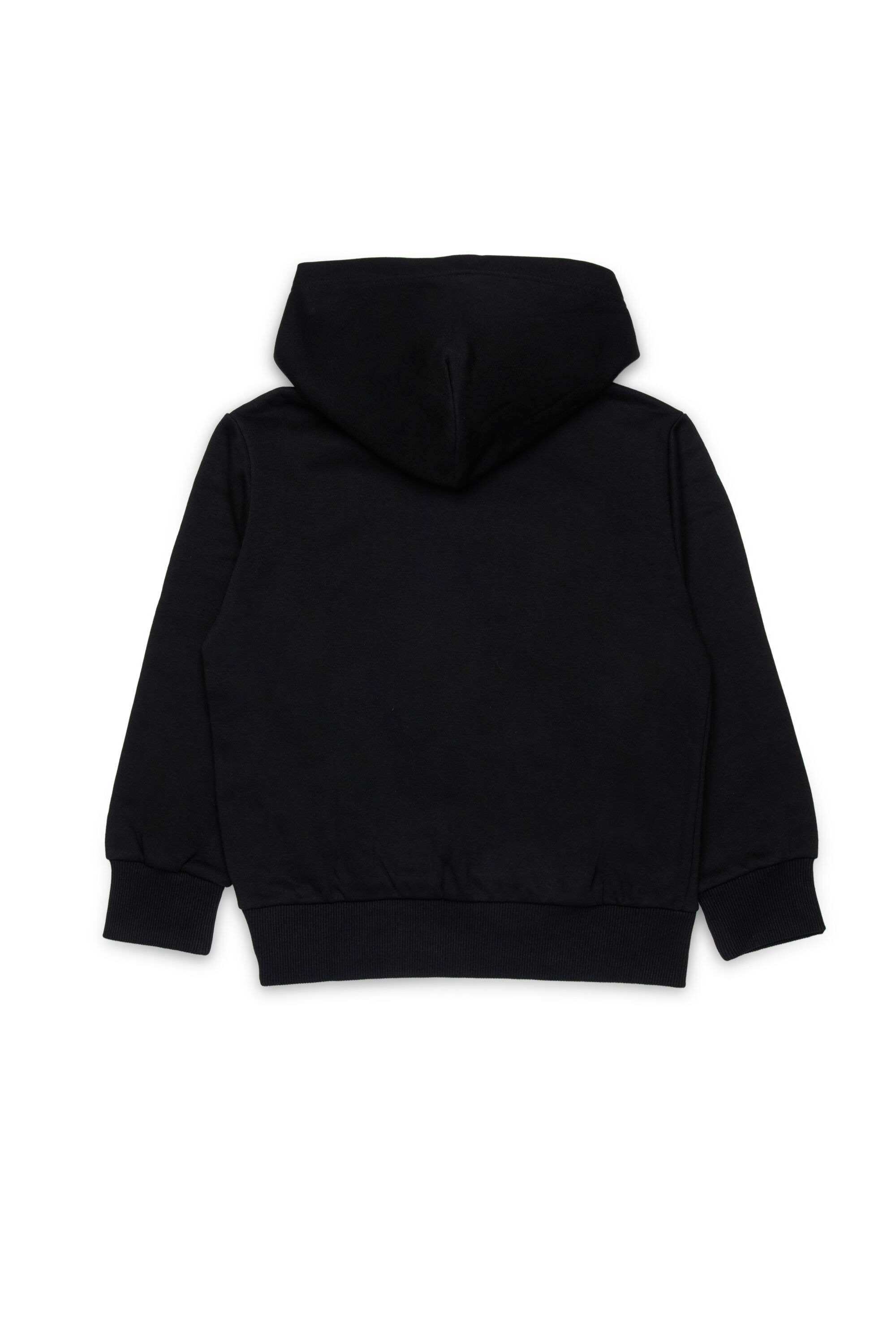 Diesel - SDROPSHOOD OVER, Man's Cotton sweatshirt with logo print in Black - 2