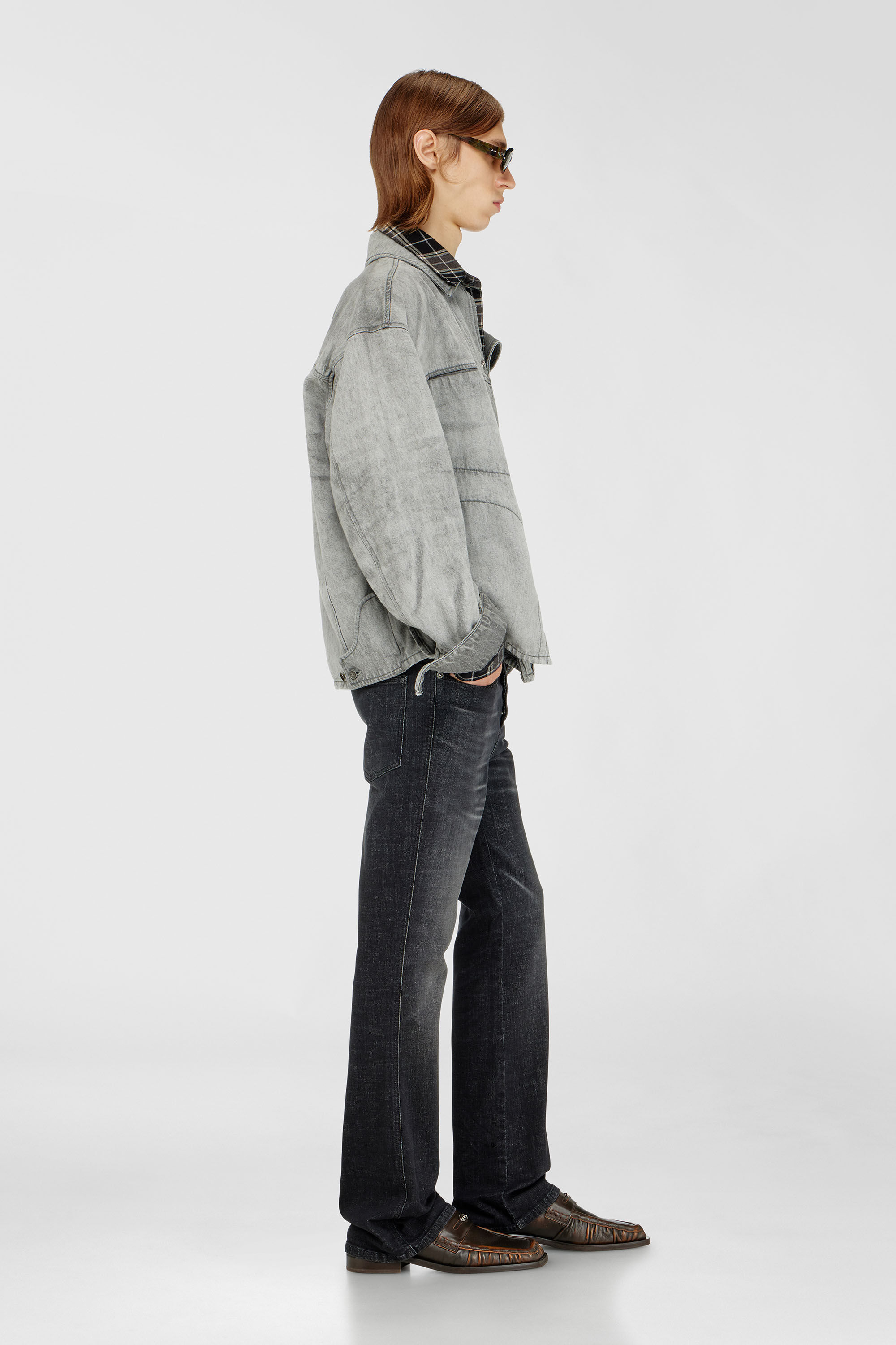 Men's Bootcut Jeans | Regular Waist 1998 D-BuckBlack/Dark grey