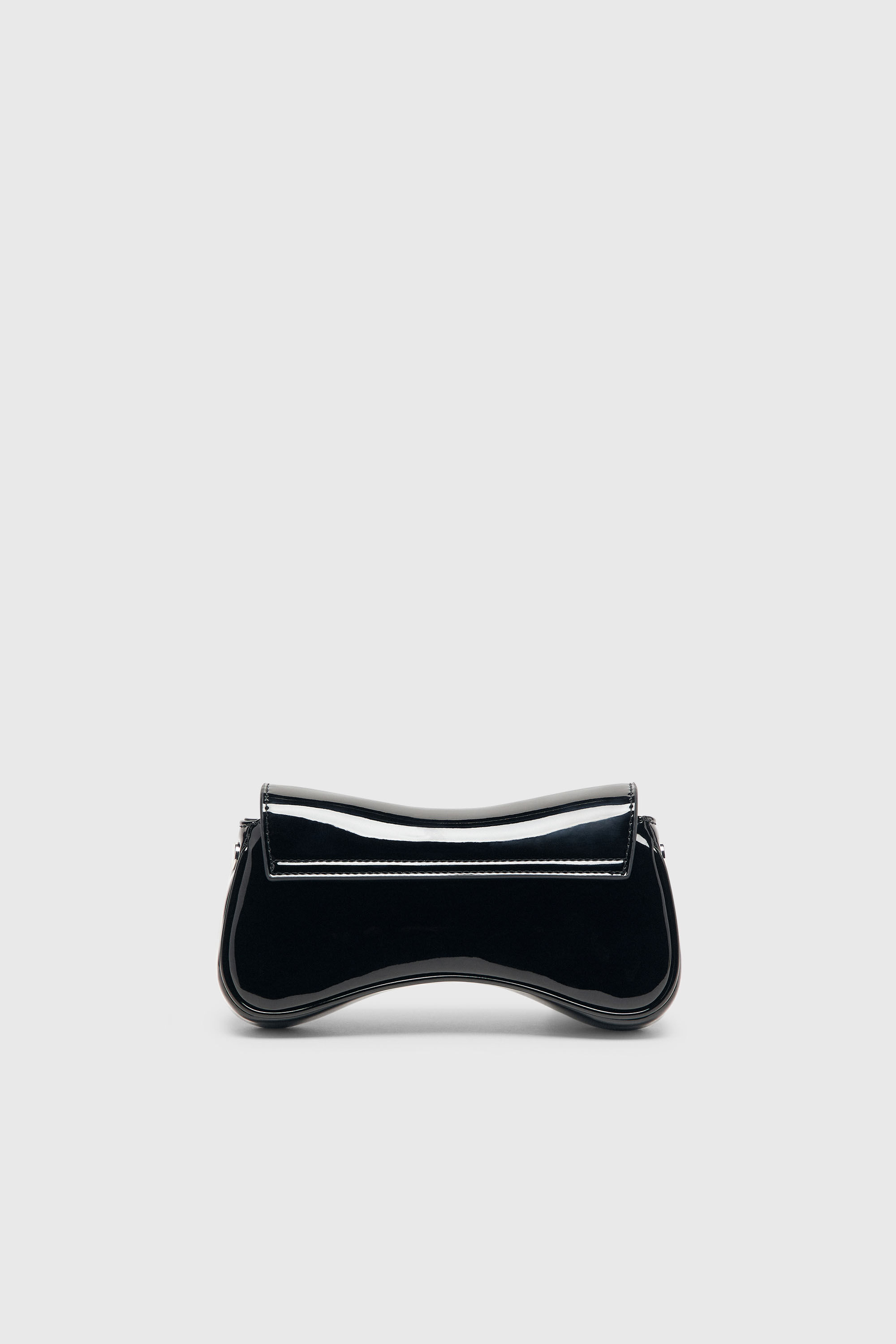 Diesel - PLAY CROSSBODY XS, Woman's Play-Small crossbody bag glossy in Black/Flash mirror - 3