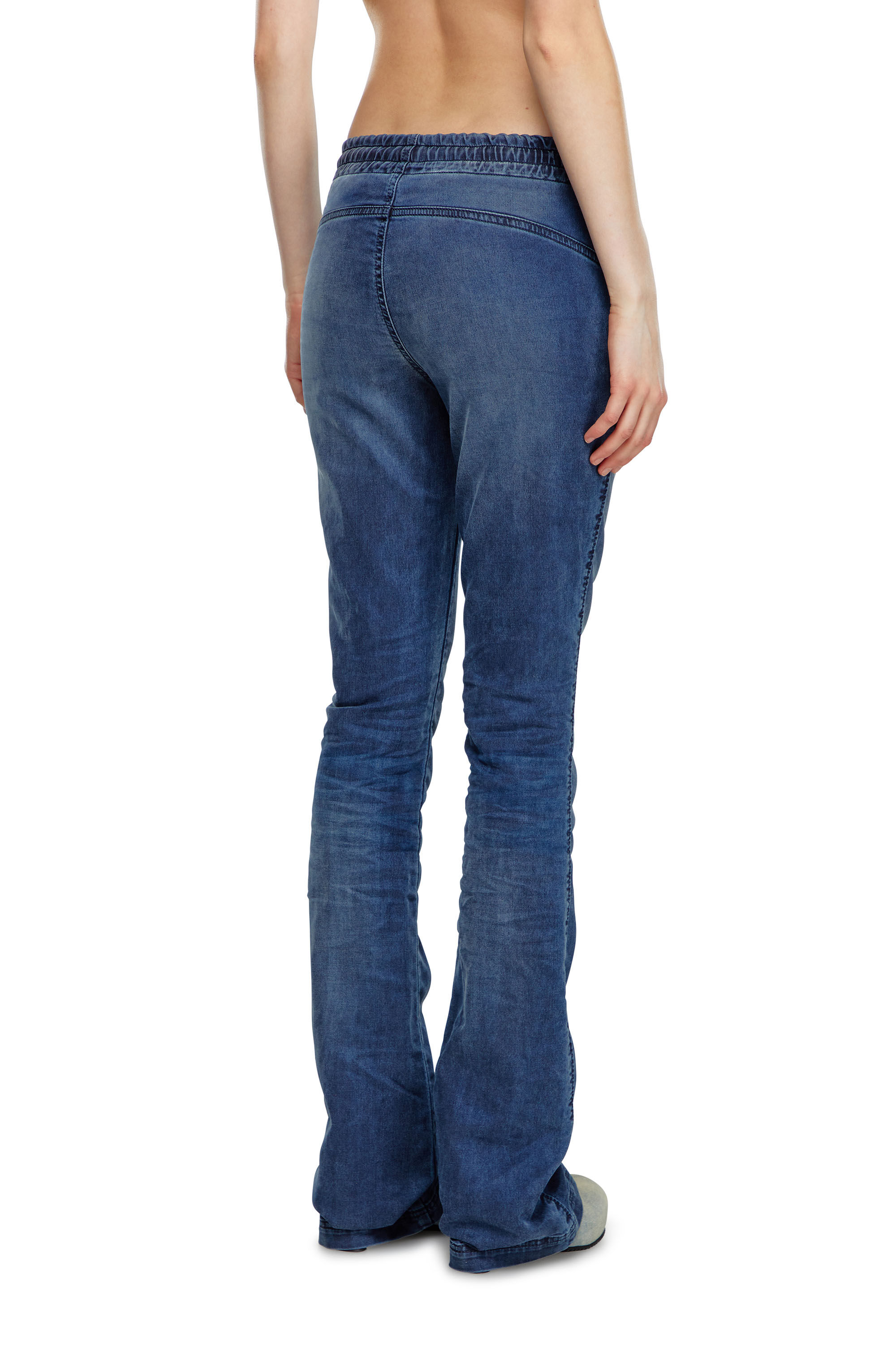 Diesel - Woman Bootcut and Flare 2069 D-Ebbey Joggjeans® 068LX, Dark Blue - Image 4