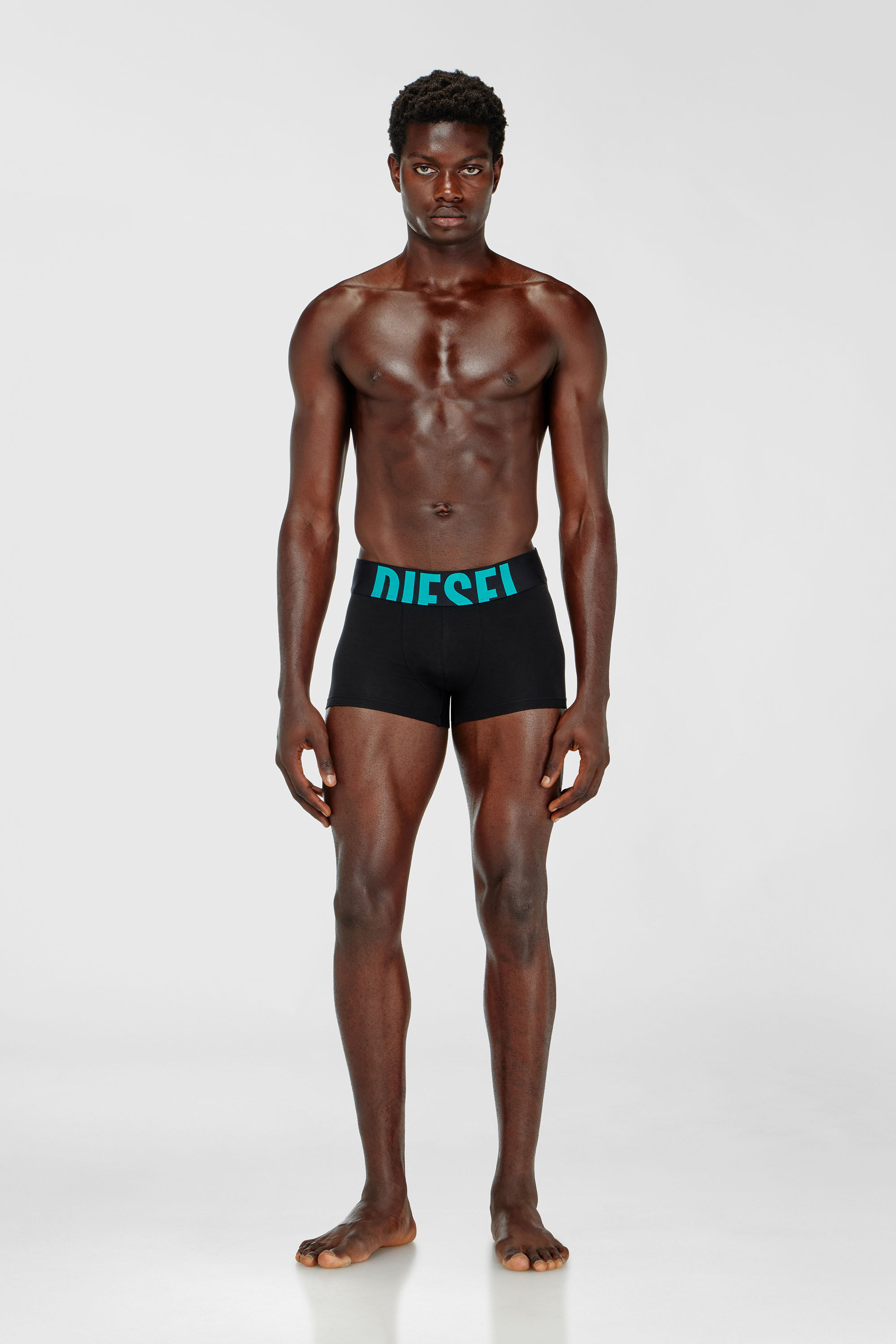 Diesel - UMBX-DAMIENTHREEPACK-5.5EL, Man's Three-pack boxer briefs in stretch cotton in Multicolor/Black - 1