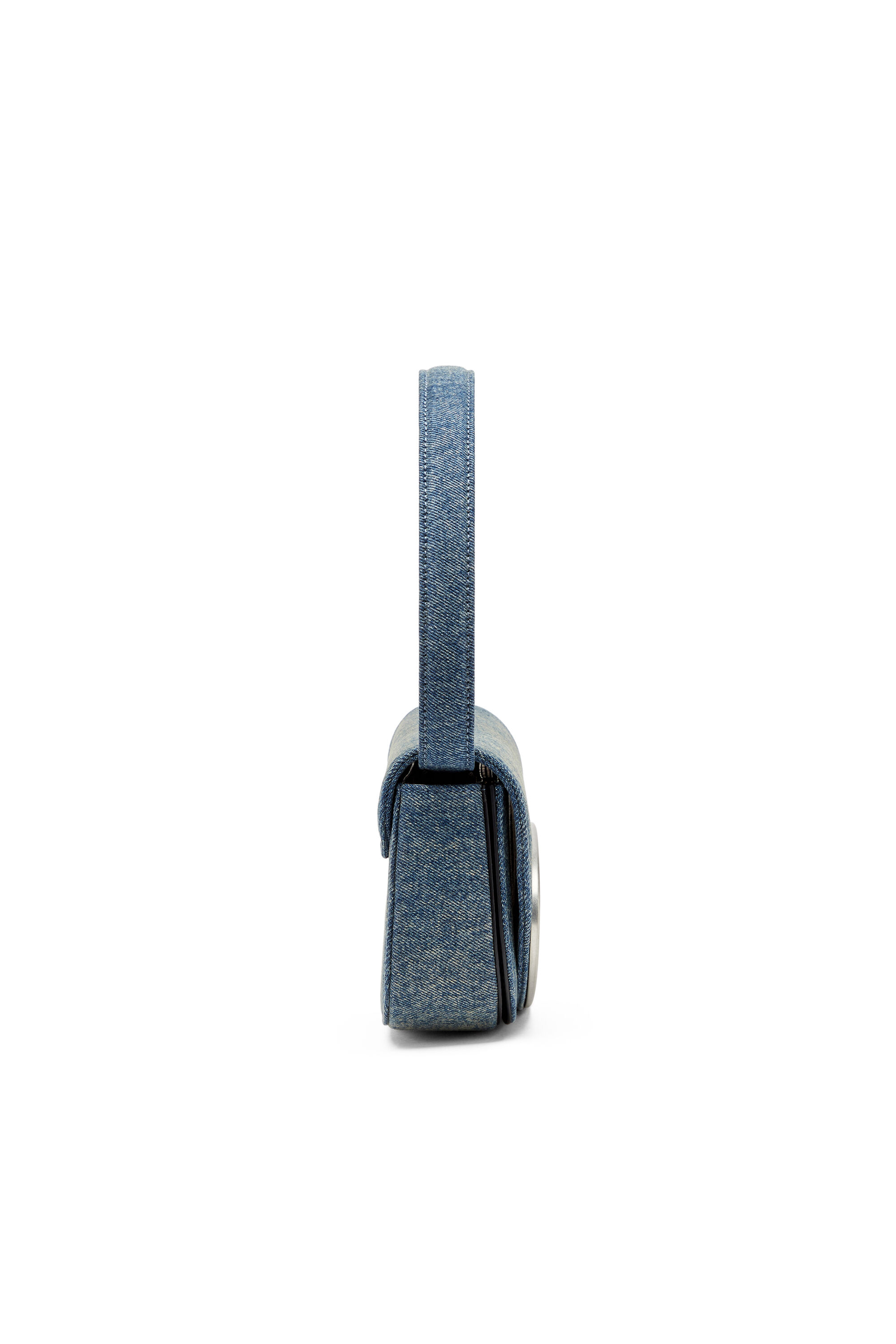 ハンドバッグ DIESEL 1DR-Iconic shoulder bag in denim and leather Women's 1DR-Iconic shoulder bag in denim and crystals | Blue