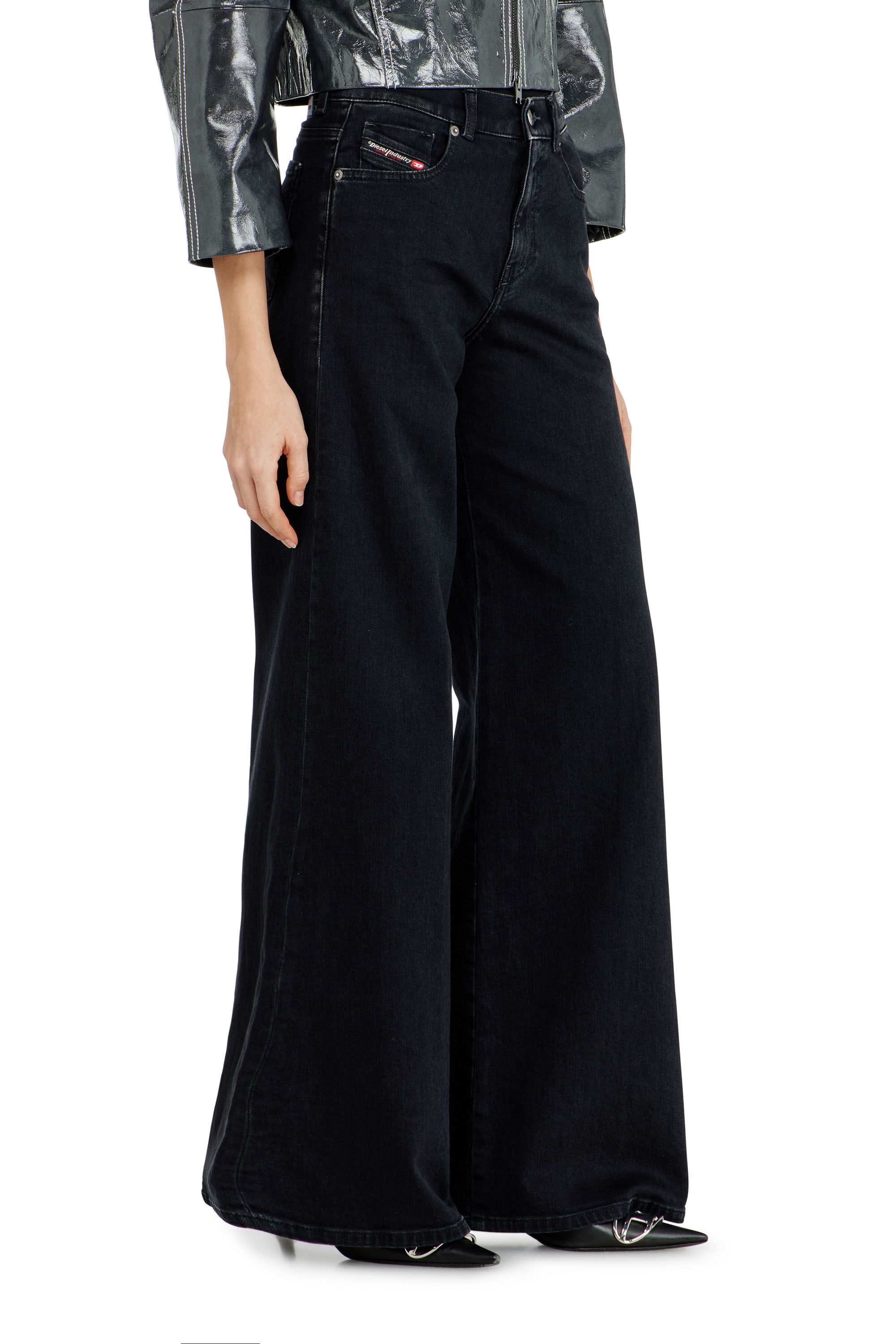 Diesel - Woman's Flare Jeans 1978 D-Akemi 09N89, Black/Dark grey - 7