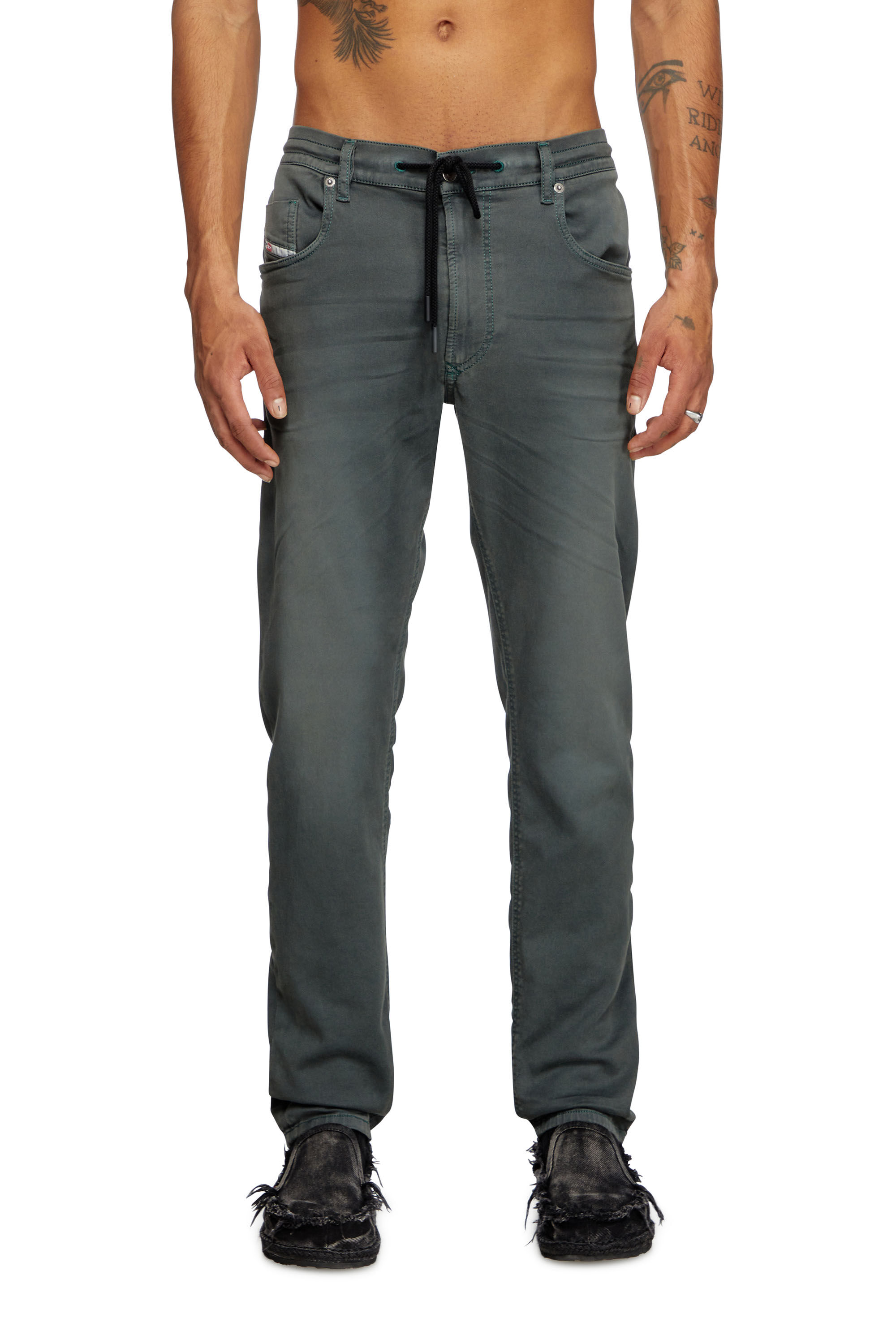 DIESEL ディーゼル ジョグデニム スウェット KROOLEY W27 DIESEL ディーゼル ジョグデニム スウェットパンツ KROOLEY W27