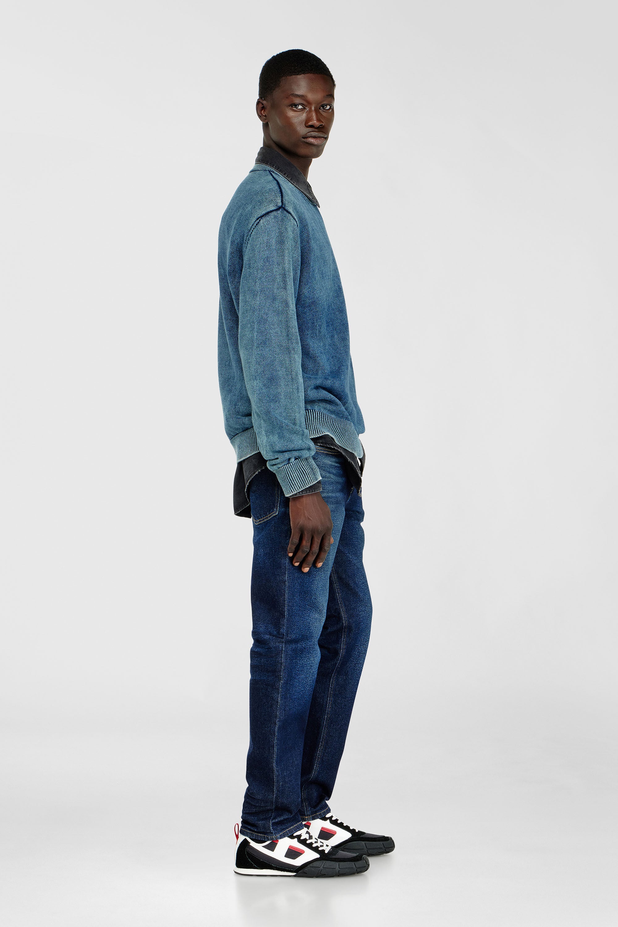 Diesel - Man's Regular Jeans 2023 D-Finitive 0KBBV, Dark Blue - 2