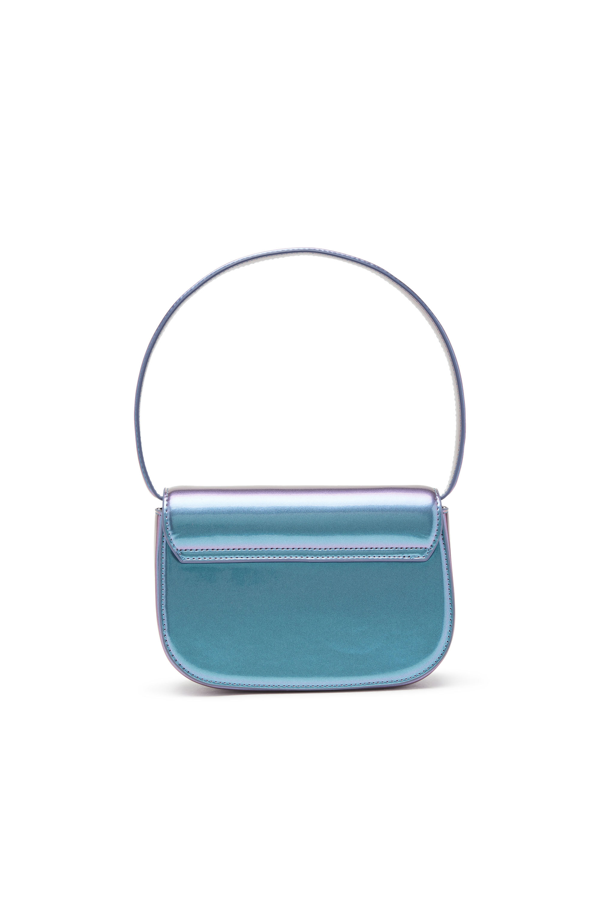 Diesel - 1DR, Woman's 1DR-Iconic shoulder bag with iridescent effect in Azure - 3