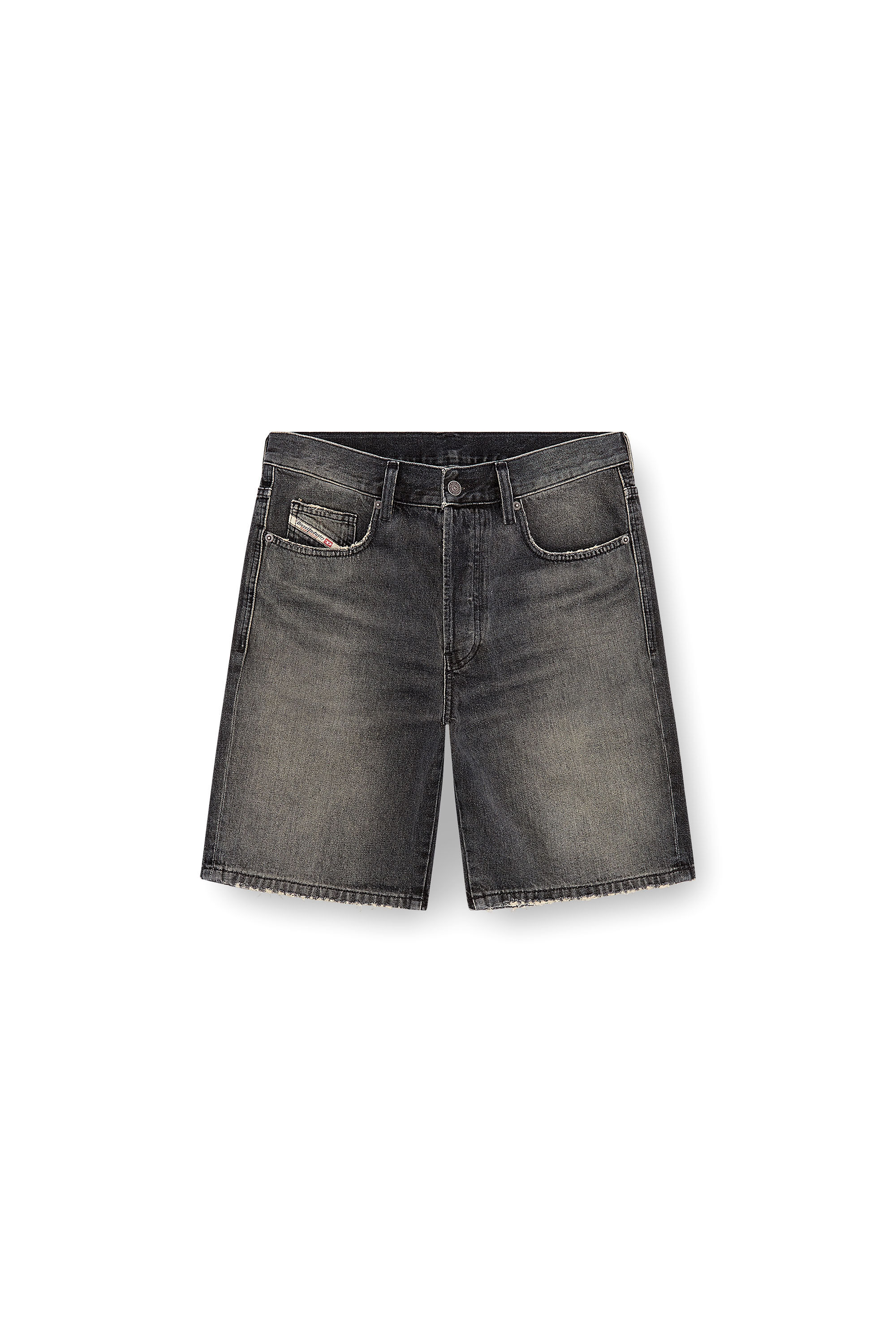 Men s Denim shorts Black Diesel