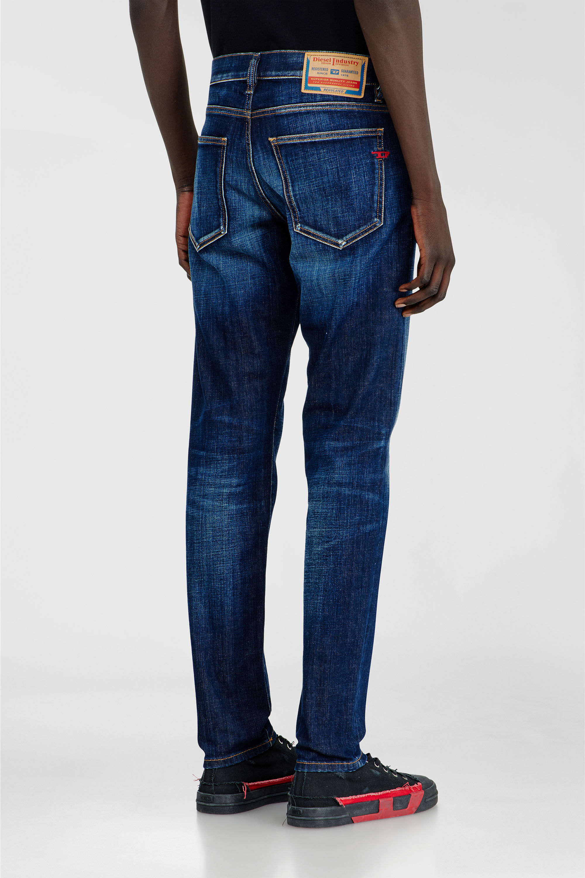Diesel - Man's Slim Jeans 2019 D-Strukt 09L61, Medium blue - 5