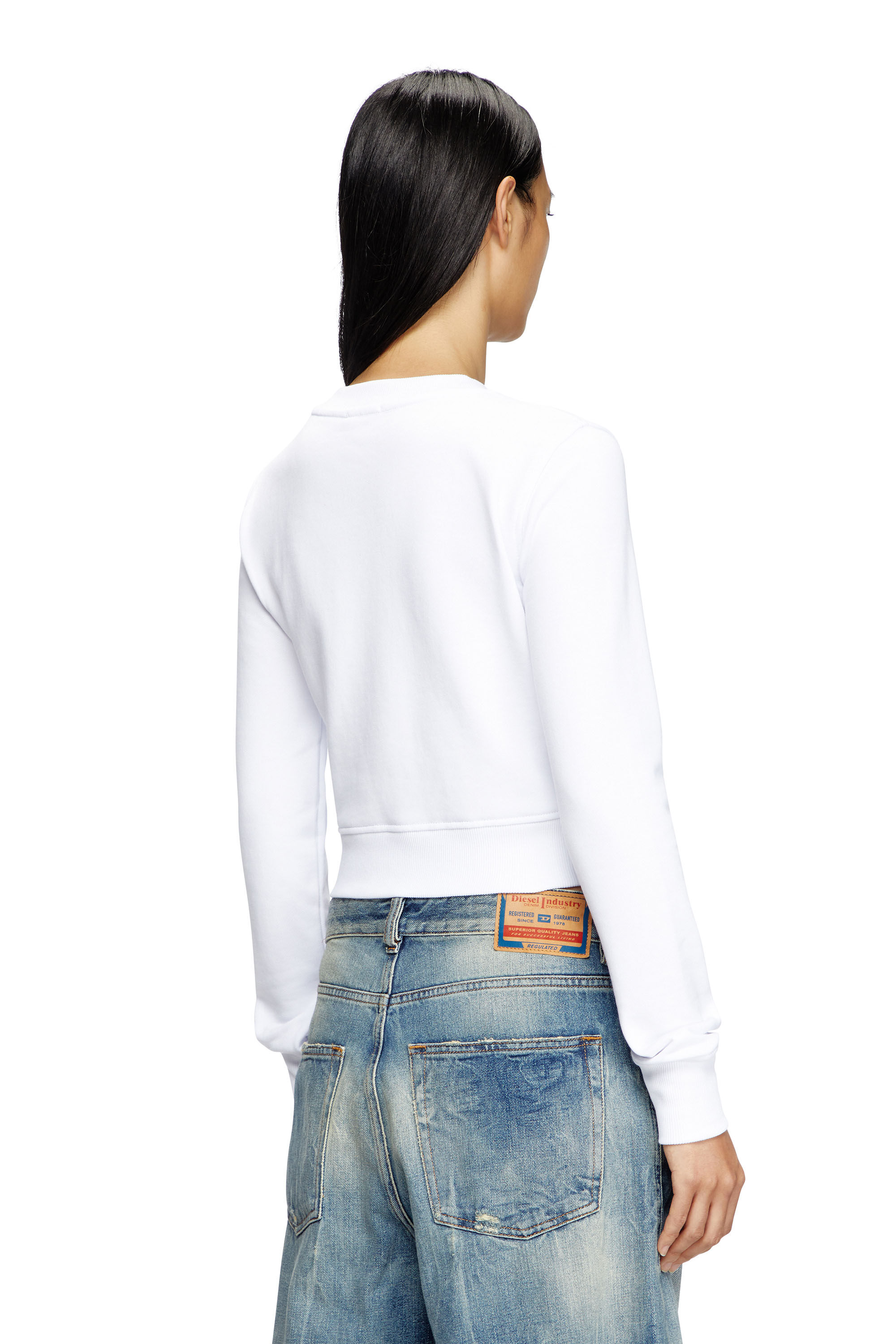Cut off sweatshirt womens deals