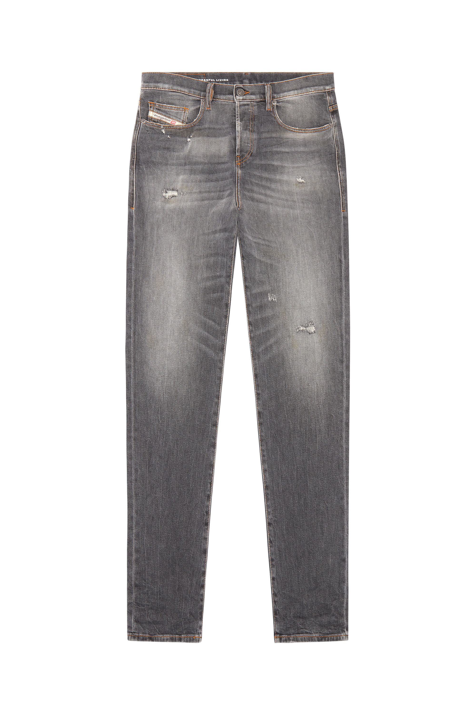 Diesel - Straight Jeans 2020 D-Viker 09G21, Black/Dark grey - Image 2