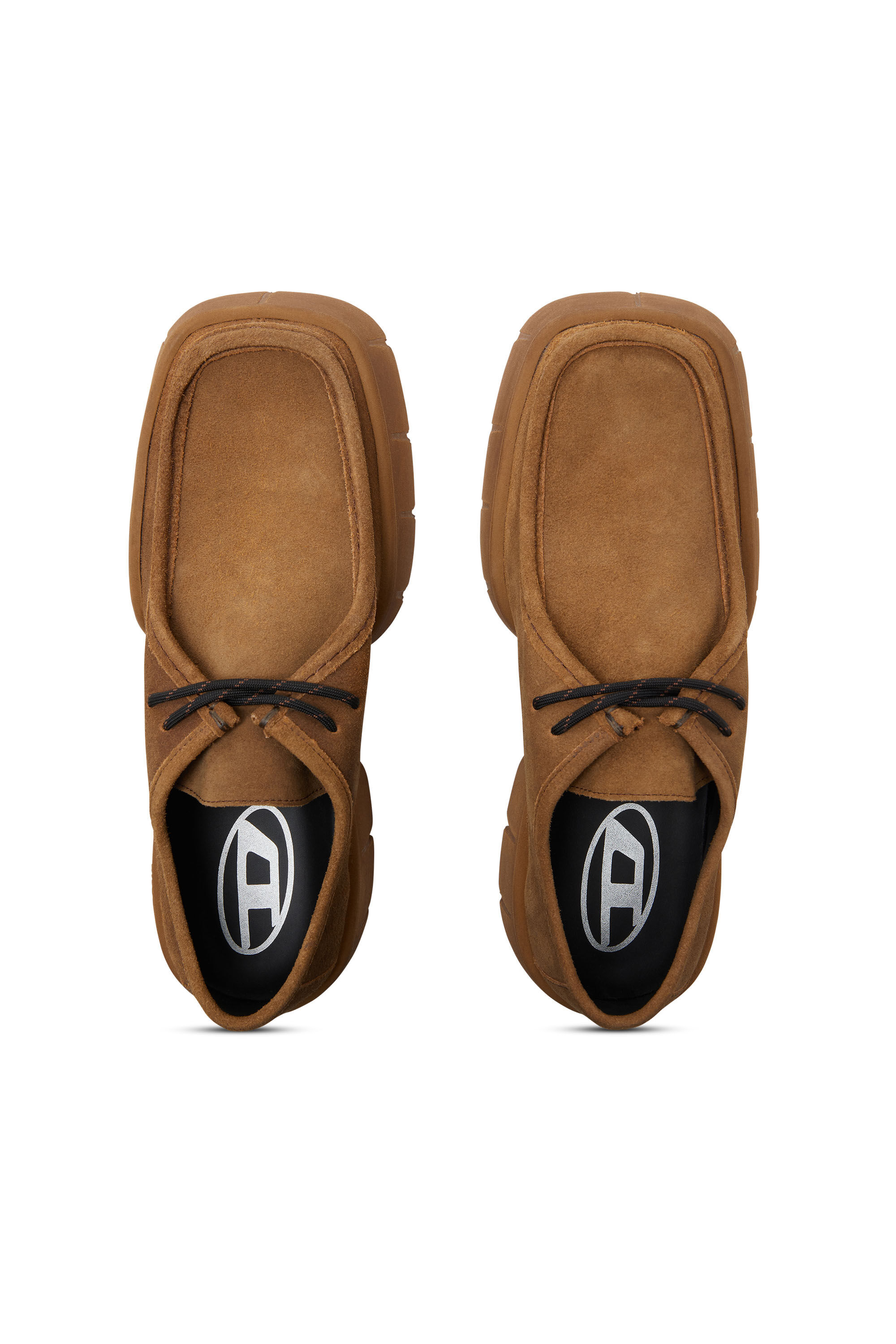 Diesel - D-TEX WB, Man's D-Tex-Moccasin-style shoes in waxed suede in Light Brown - 5