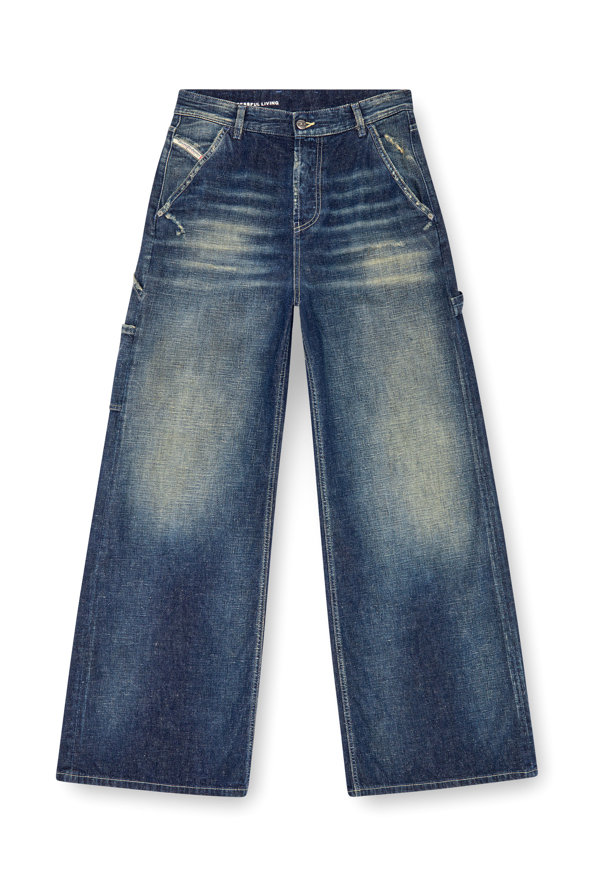 Diesel - Woman's Straight Jeans 1996 D-Sire 09J91, Dark Blue - 2