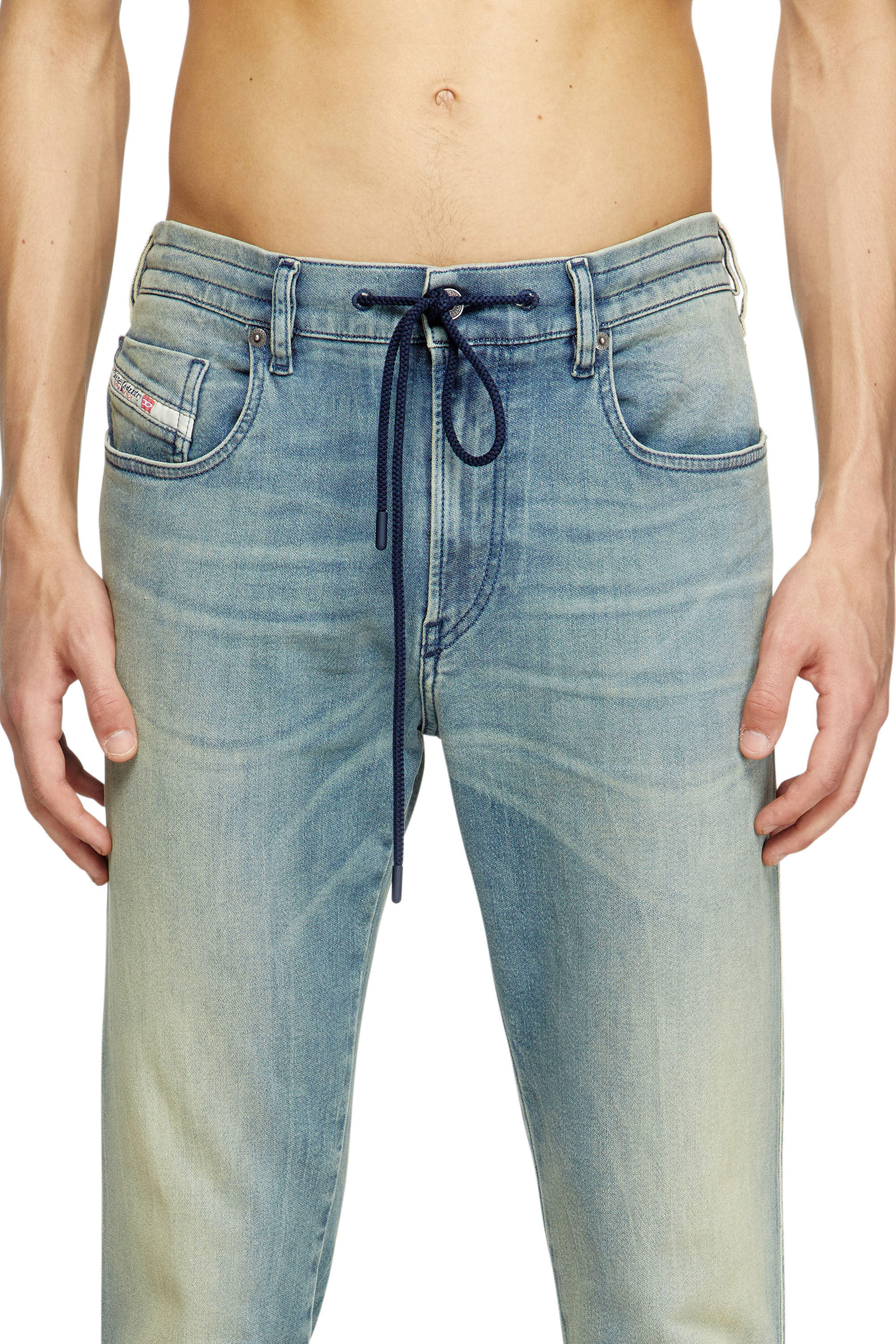 Diesel - Man's Slim 2062 D-Strukt Joggjeans® 09M31, Light Blue - 5