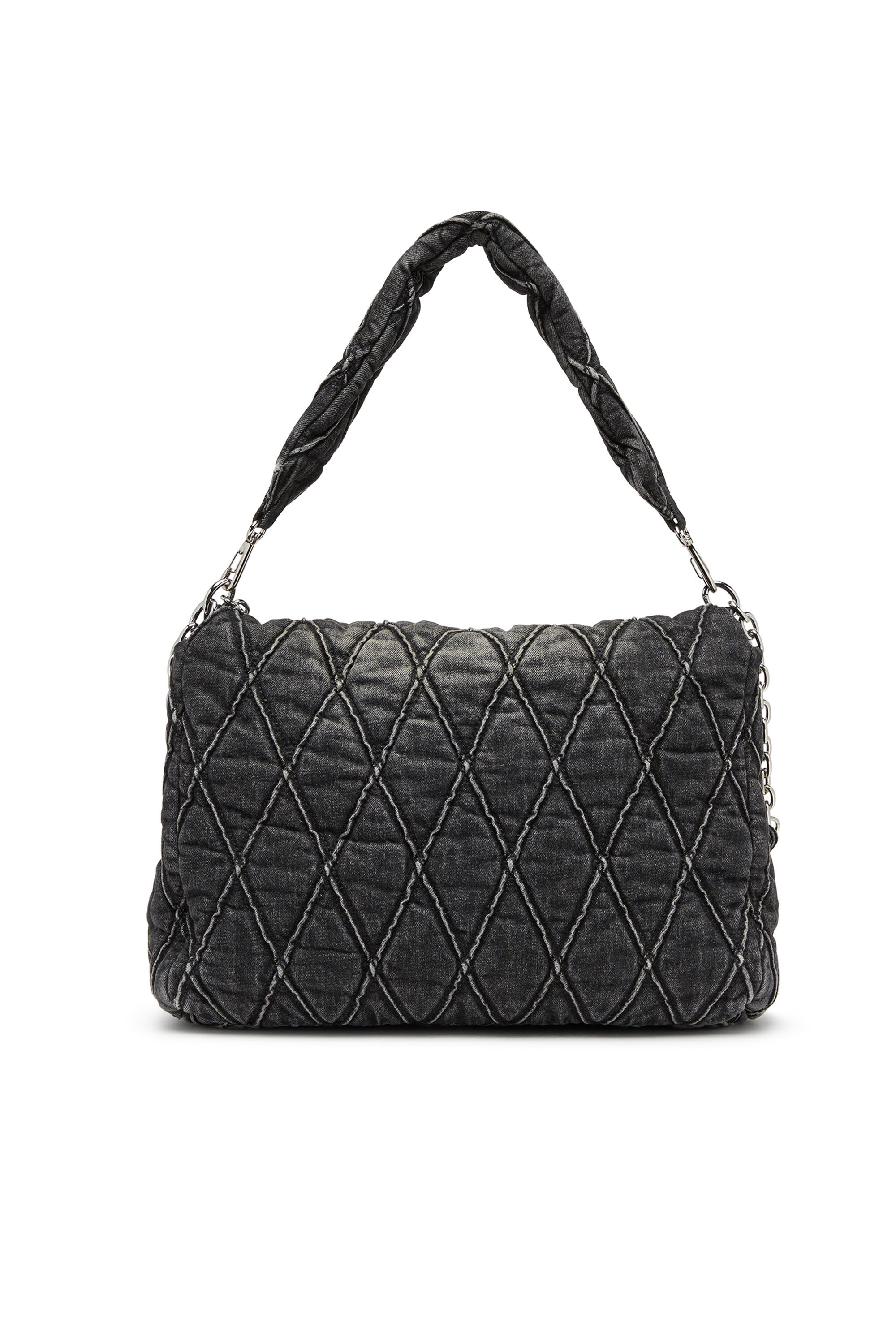 Diesel ウィメンズ バッグ Charm-D Shoulder S bag メタリック