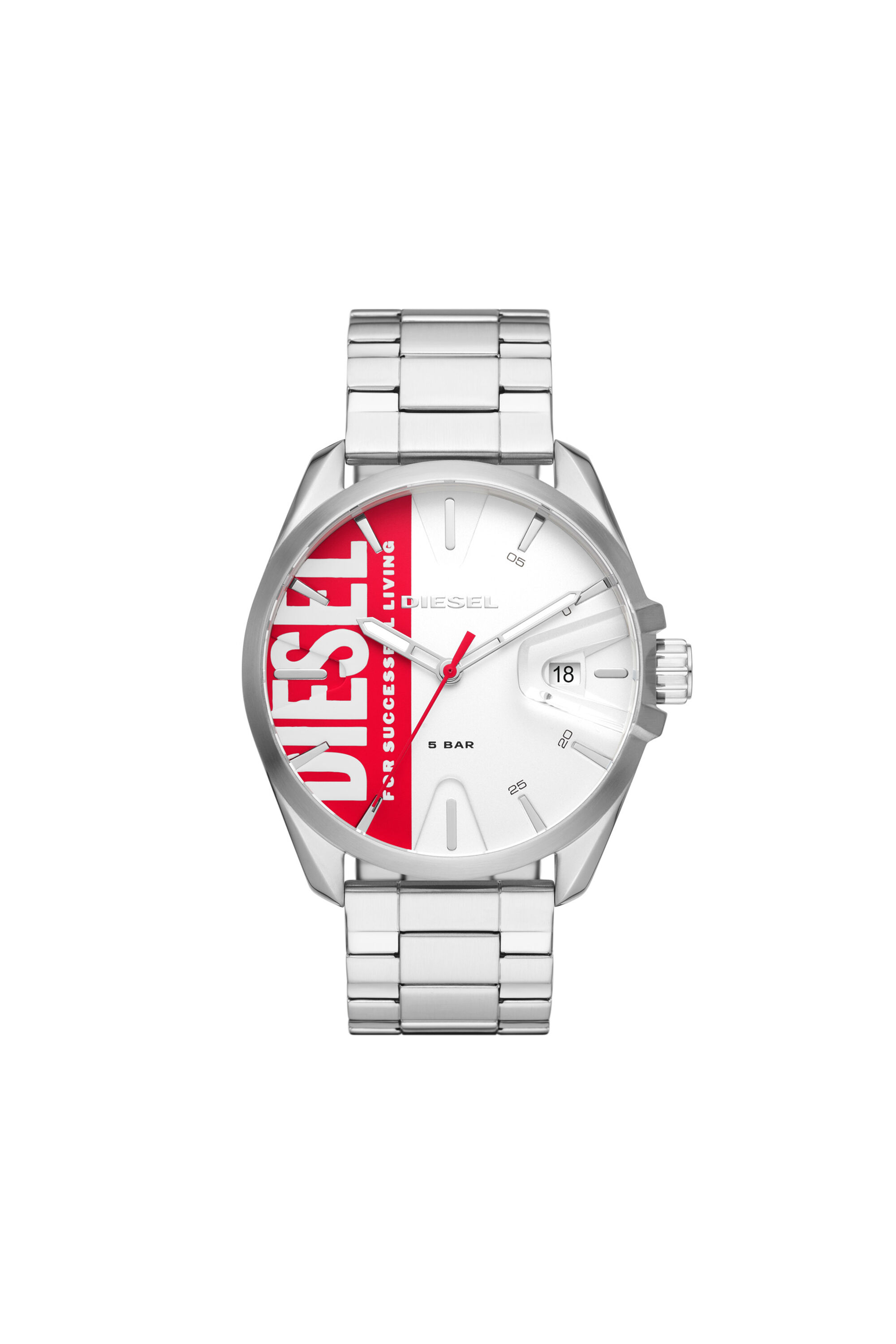DZ1992: Women's silver-colored steel watch | Diesel MS9
