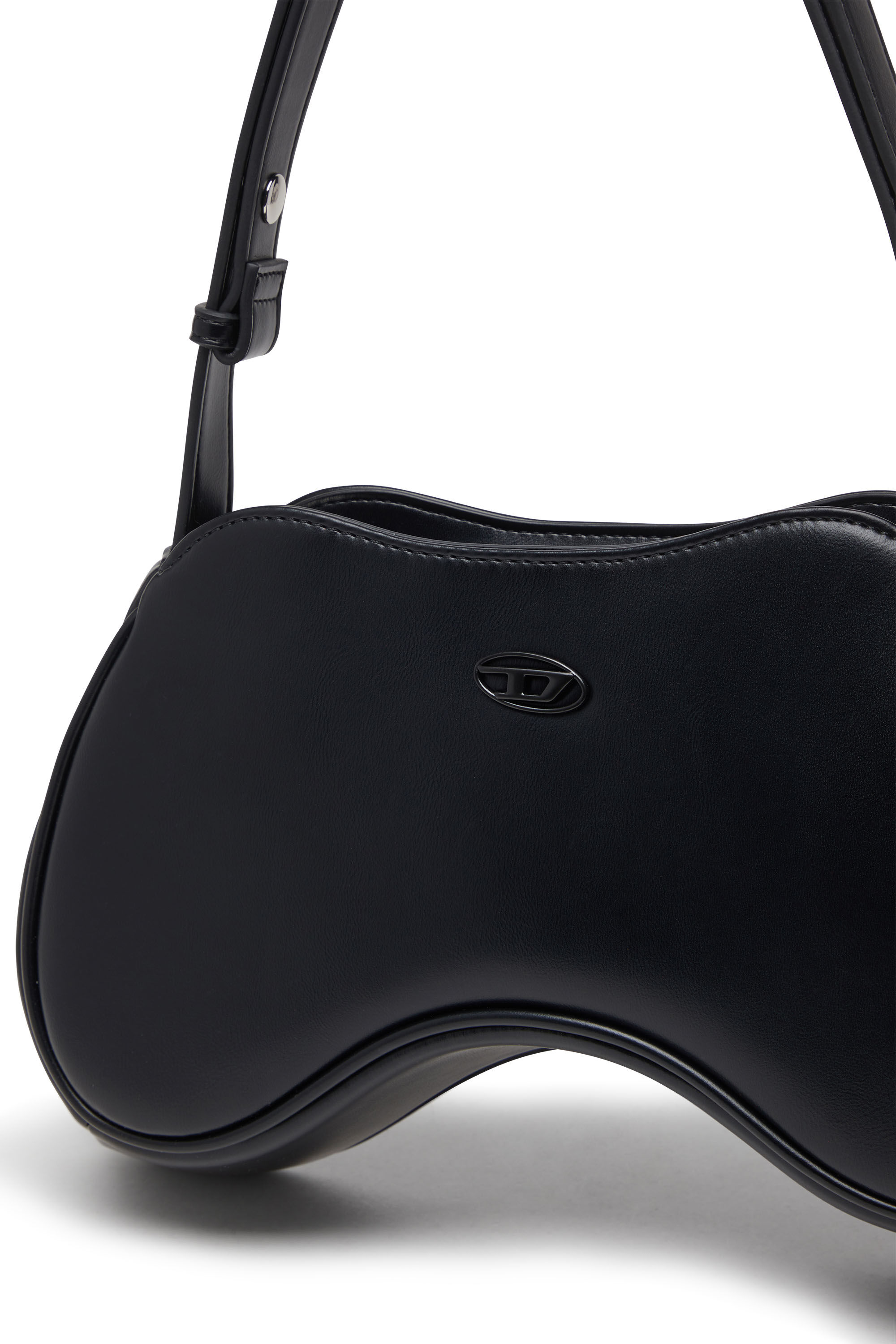 Diesel - PLAY SHOULDER, Woman's Play-Shoulder bag in PU in Black - 2