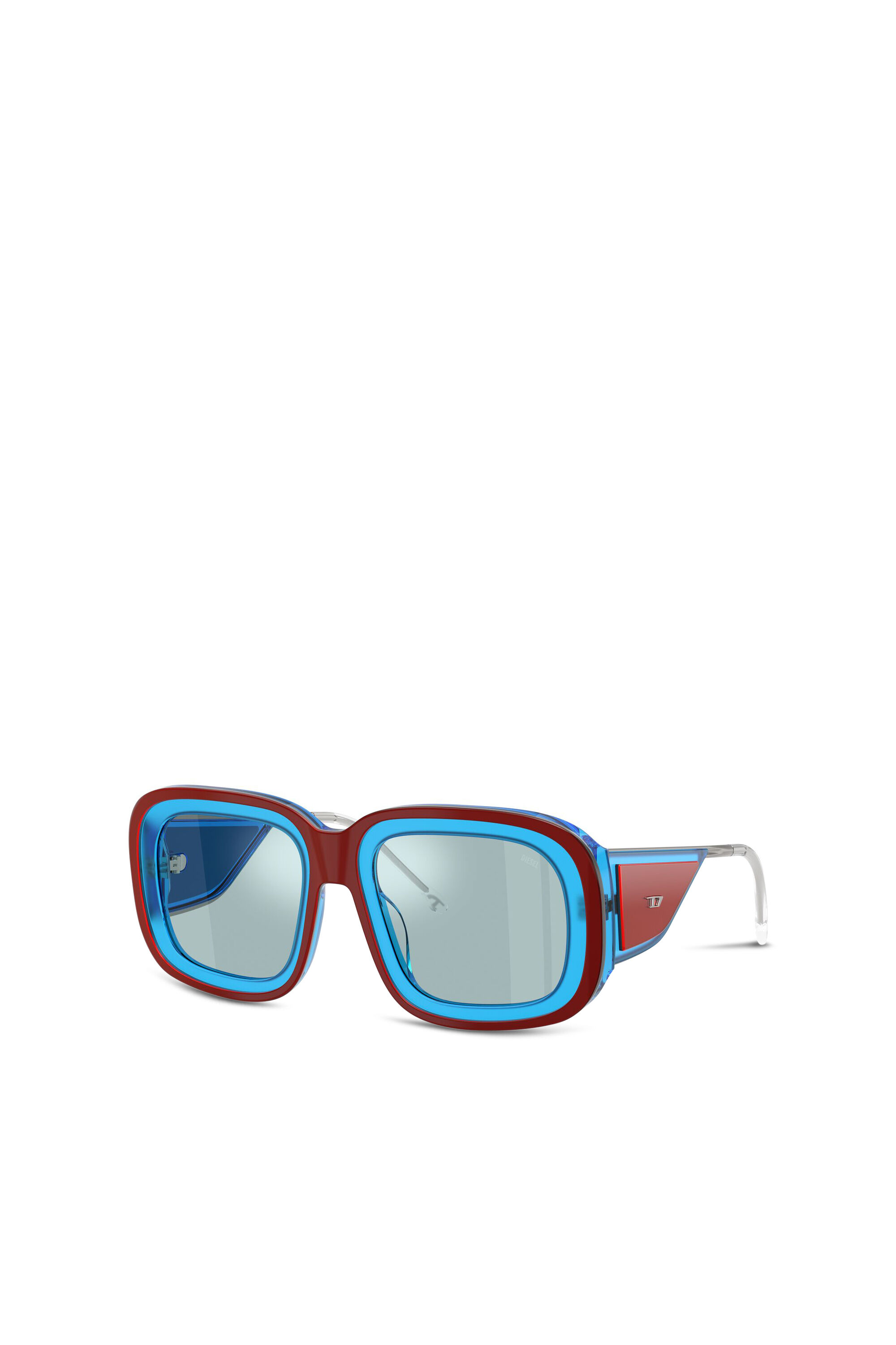 Diesel - 0DL2015U, Unisex's Square sunglasses in Brown/Blue - 4