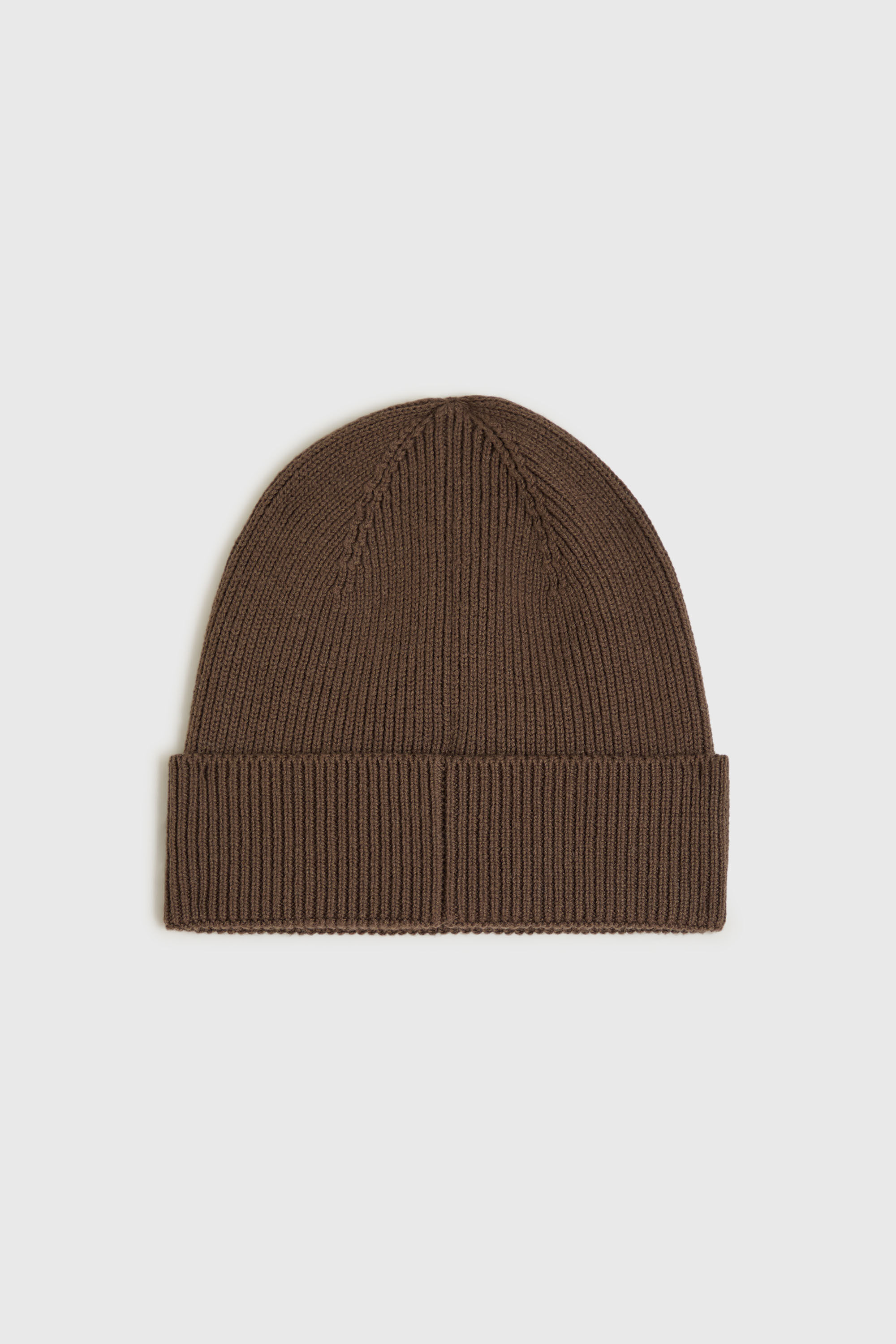 Diesel - K-CODER-FULLY B, Unisex's Ribbed beanie with D embroidery in Brown - 2