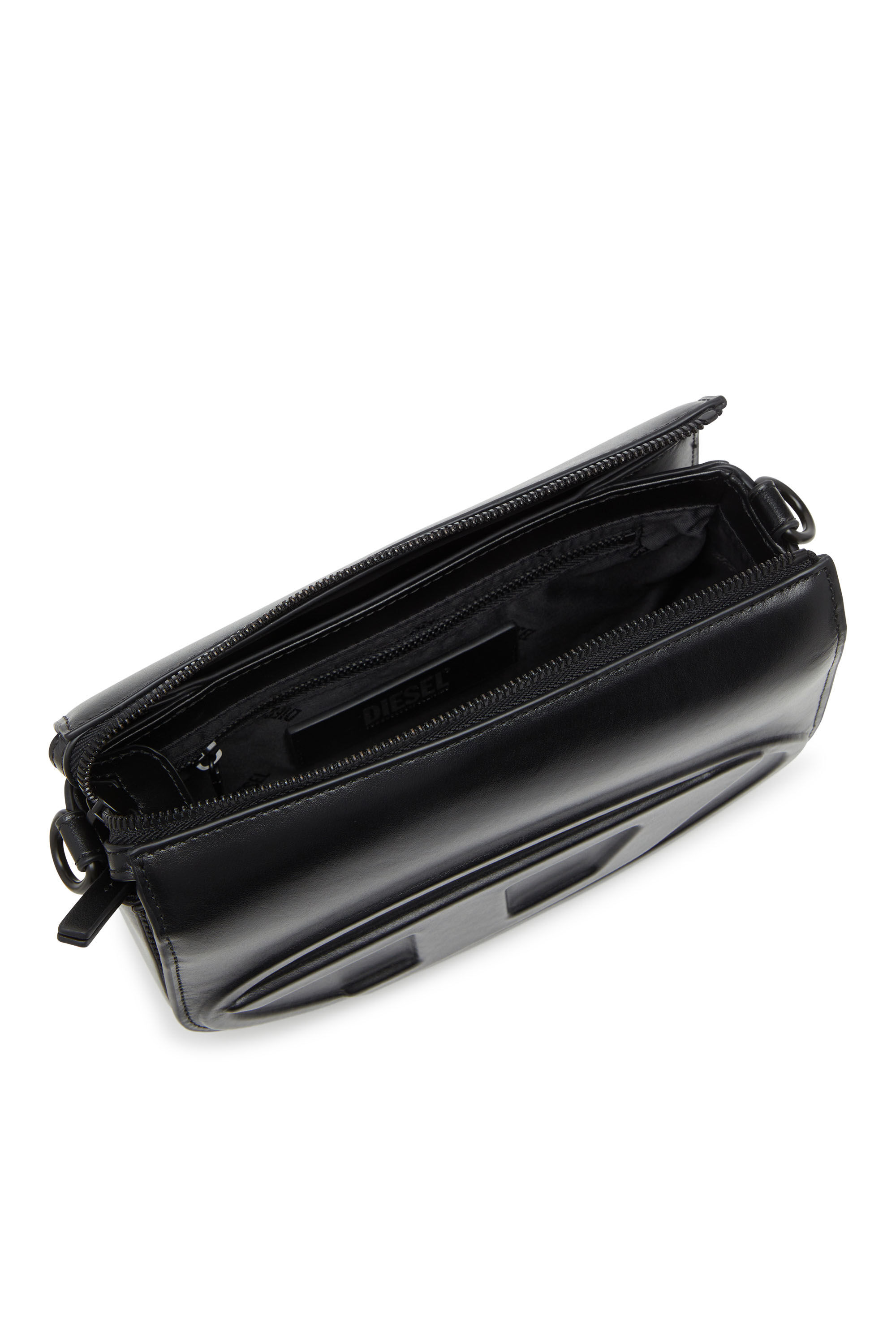 ショルダーバッグ DIESEL 1dr camera bag Men's 1DR-Camera bag in flocked denim | Black | Diesel
