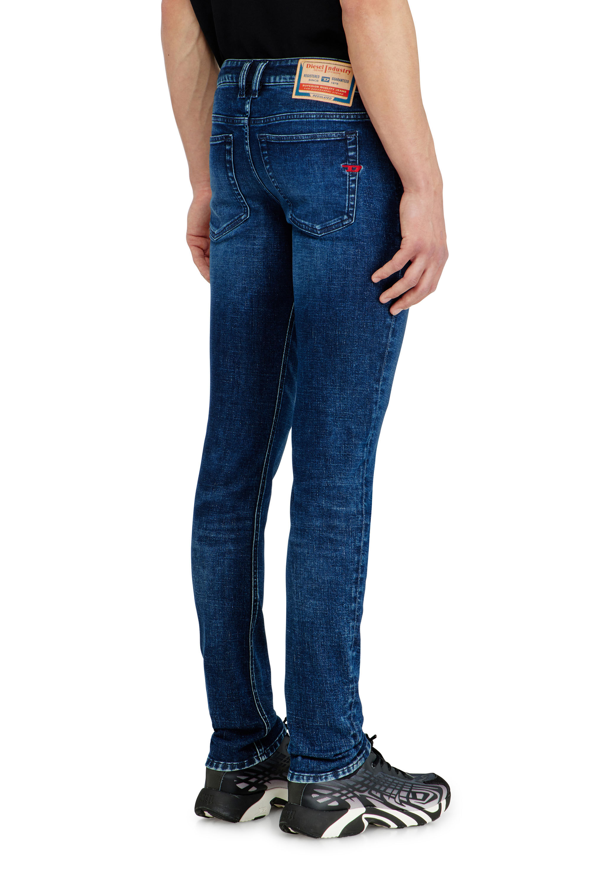 Diesel - Man's Skinny Jeans 1979 Sleenker 0KBBD, Dark Blue - 5