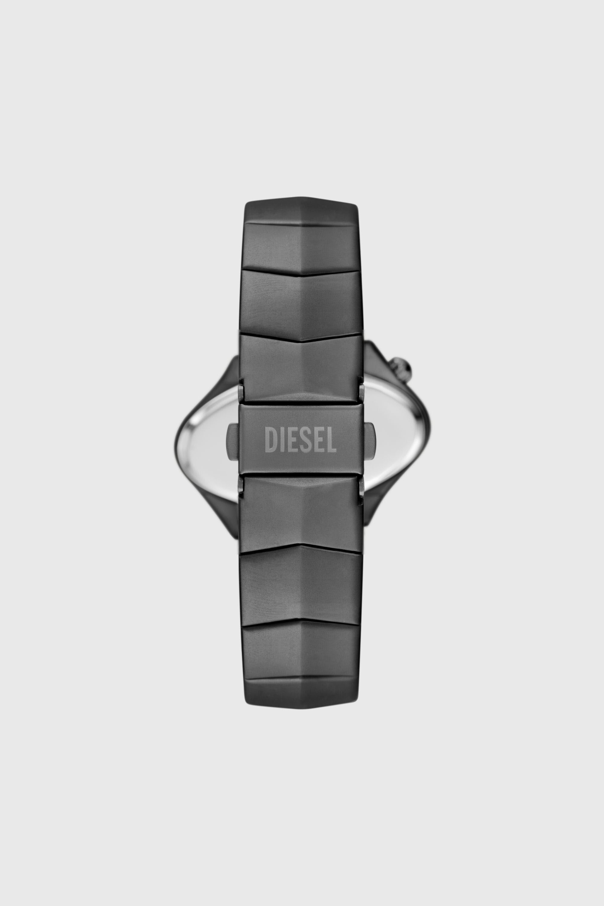 Diesel - DZ2229 WATCH, Man's D-Rush gunmetal Stainless steel watch in Dark grey - 2