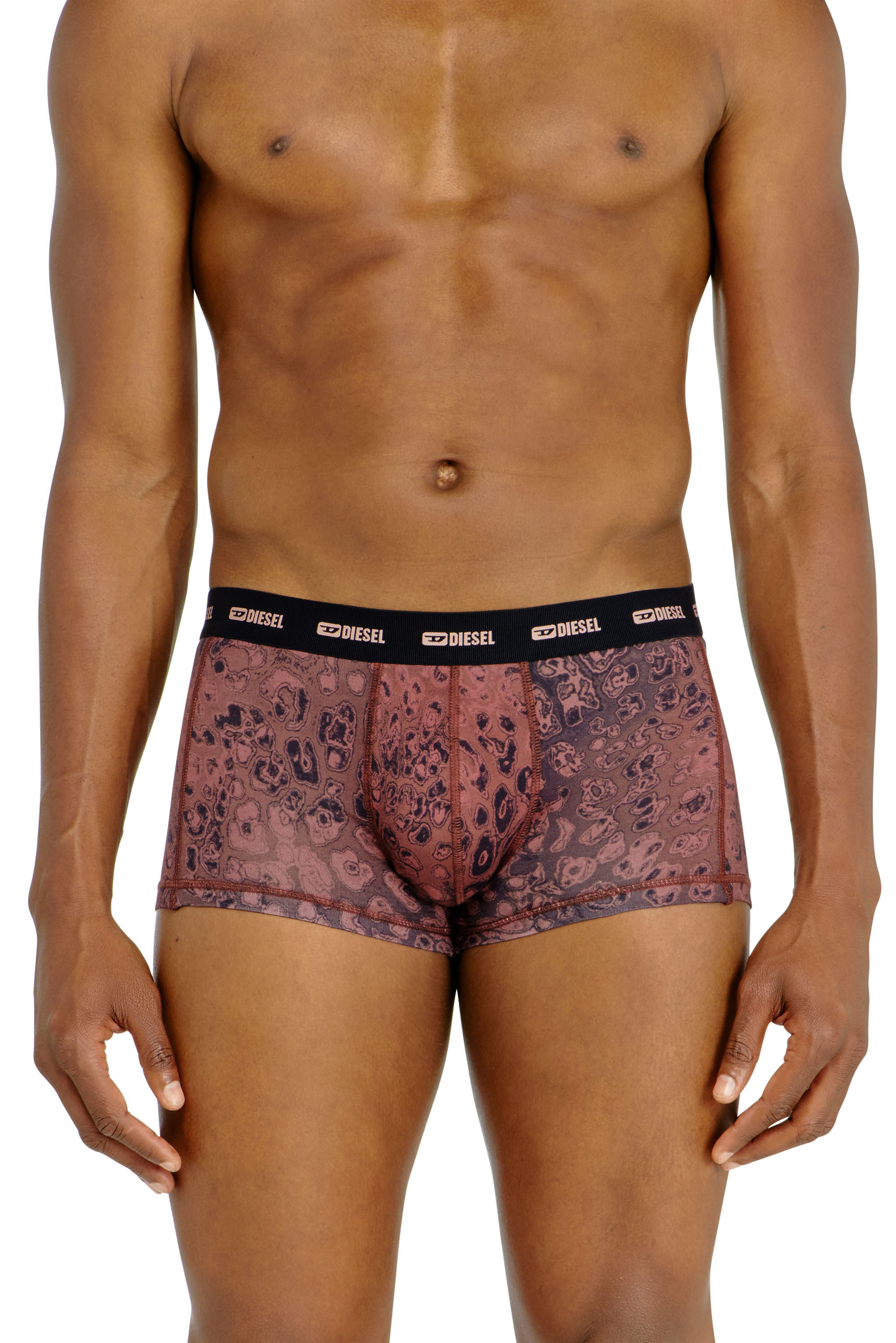 Diesel - DAMIEN-UTLT-3PACK, Man's Three-pack of stretch cotton boxer briefs in Violet - 2