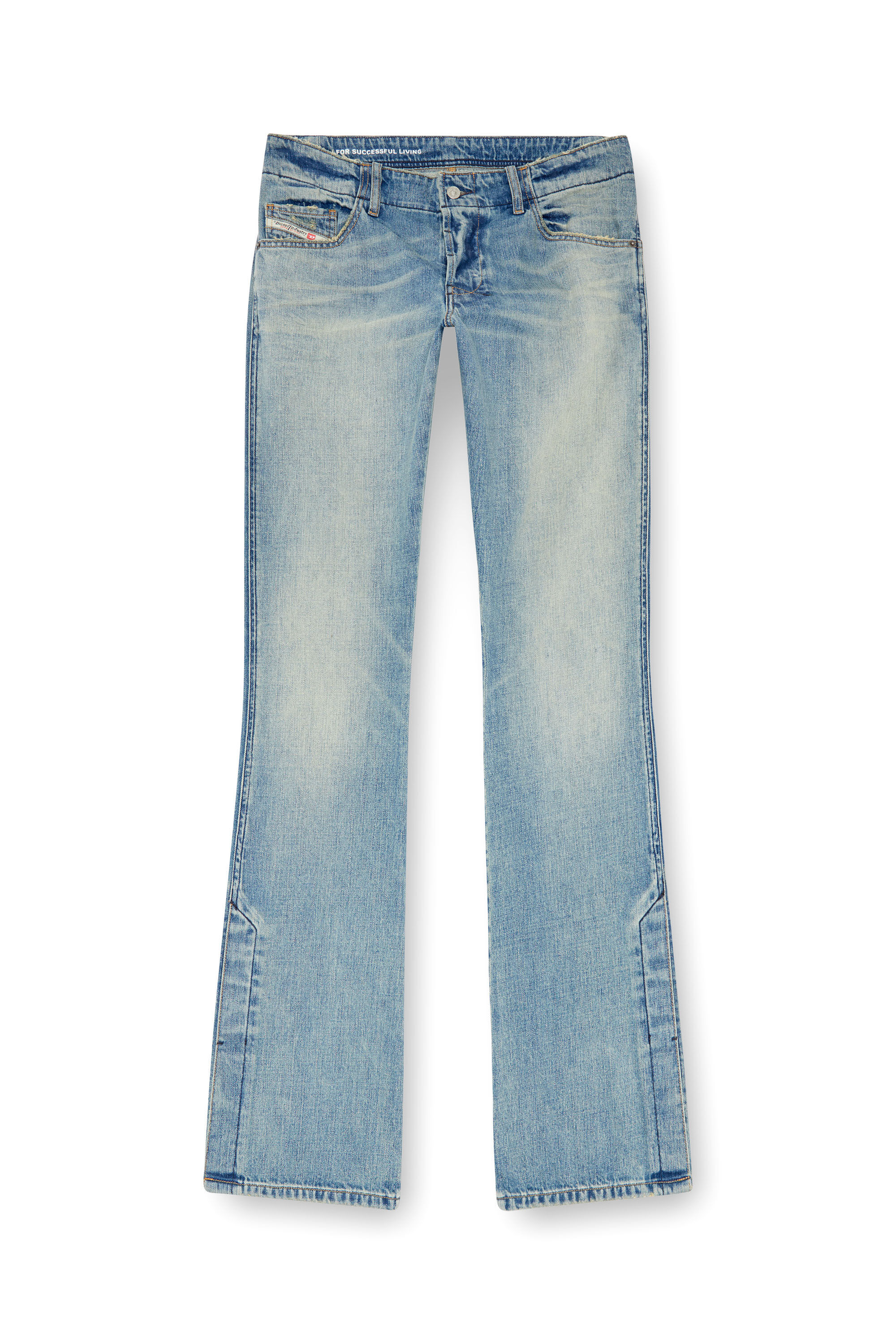 Men s Bootcut Jeans Light Blue Diesel D Backler