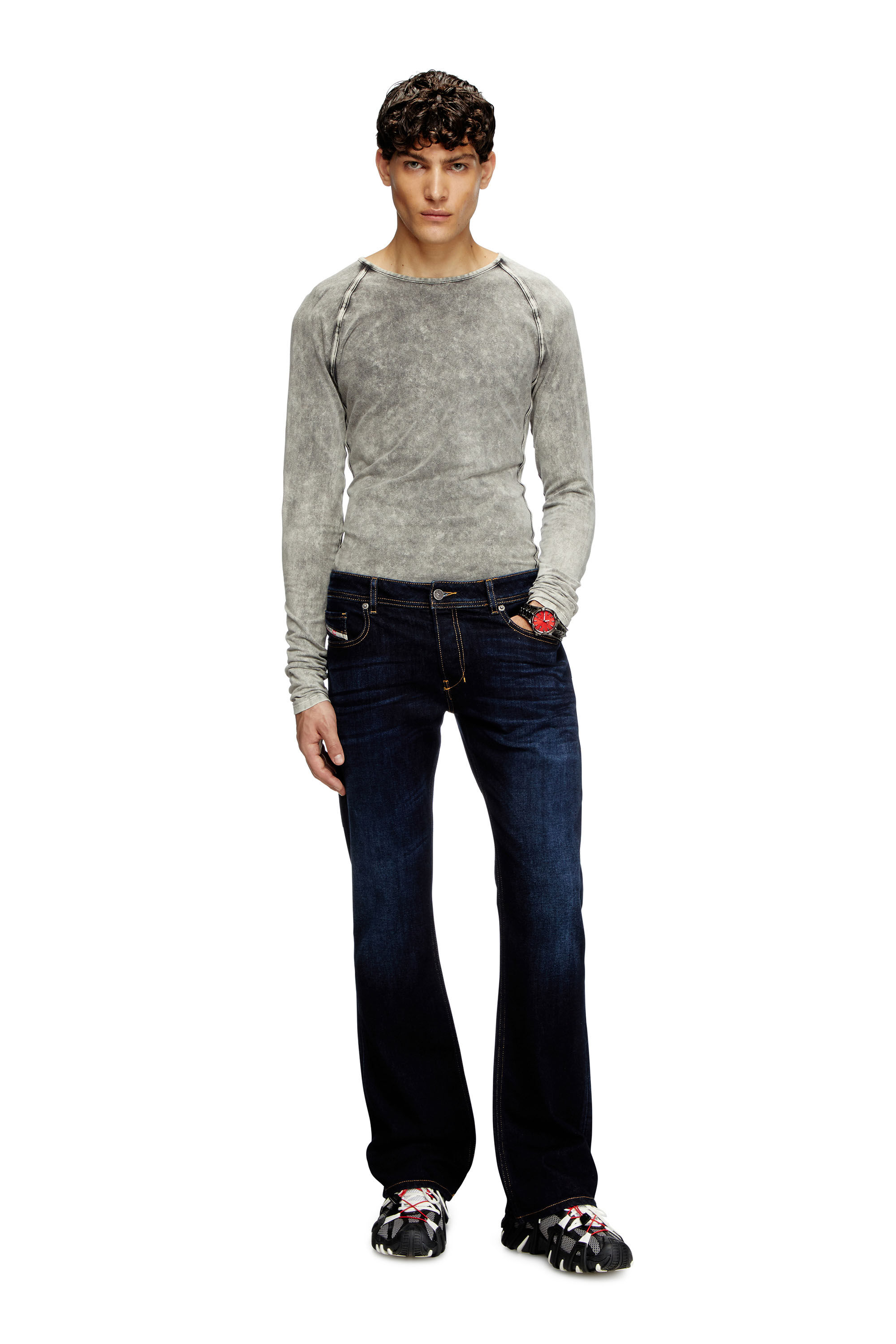 Men's Bootcut Jeans | Dark Blue | Diesel 2007 Zatiny
