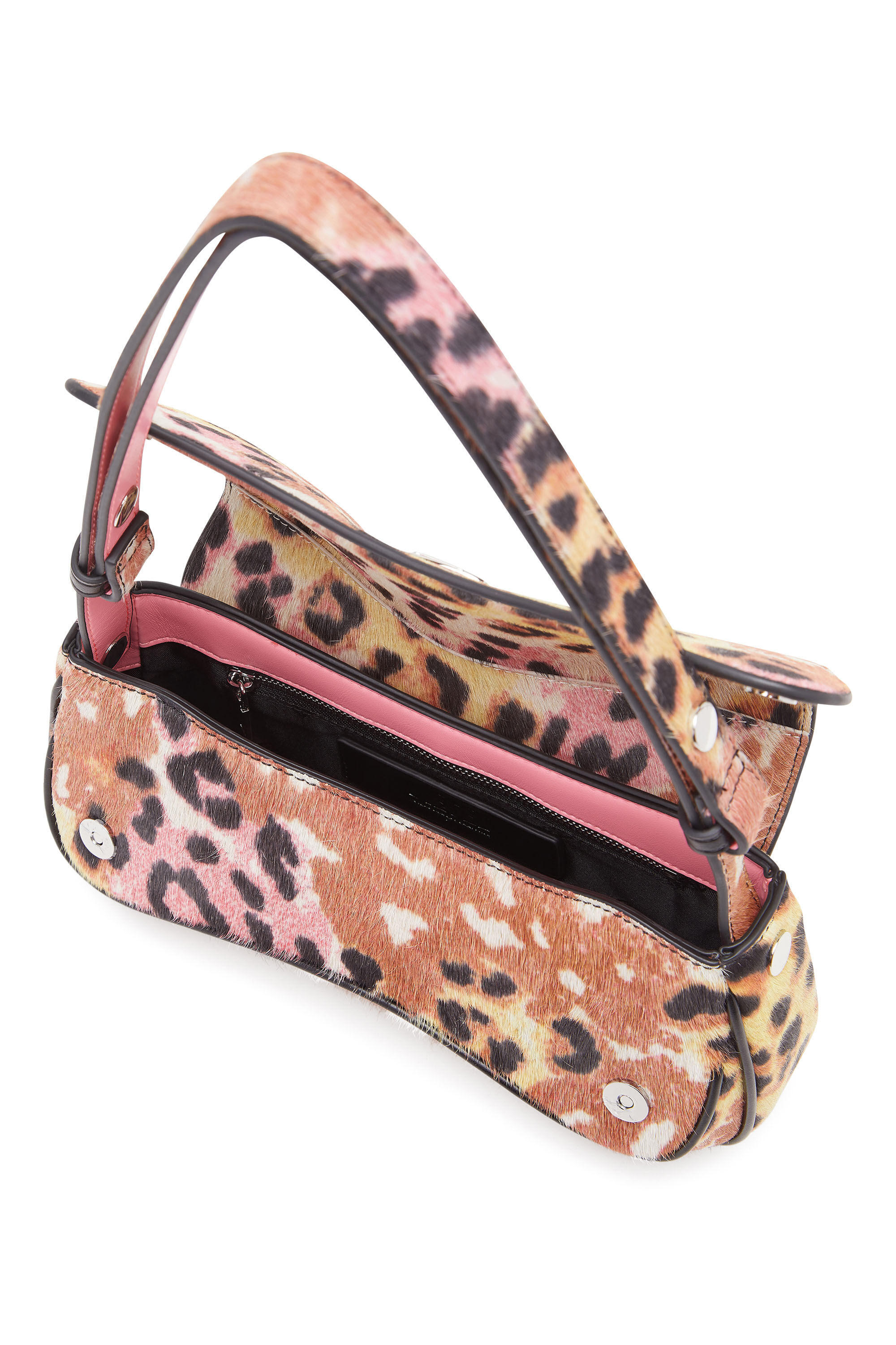 Diesel - PLAY CLUTCH, Woman's Play-Clutch in cavallino animalier in Brown - 2