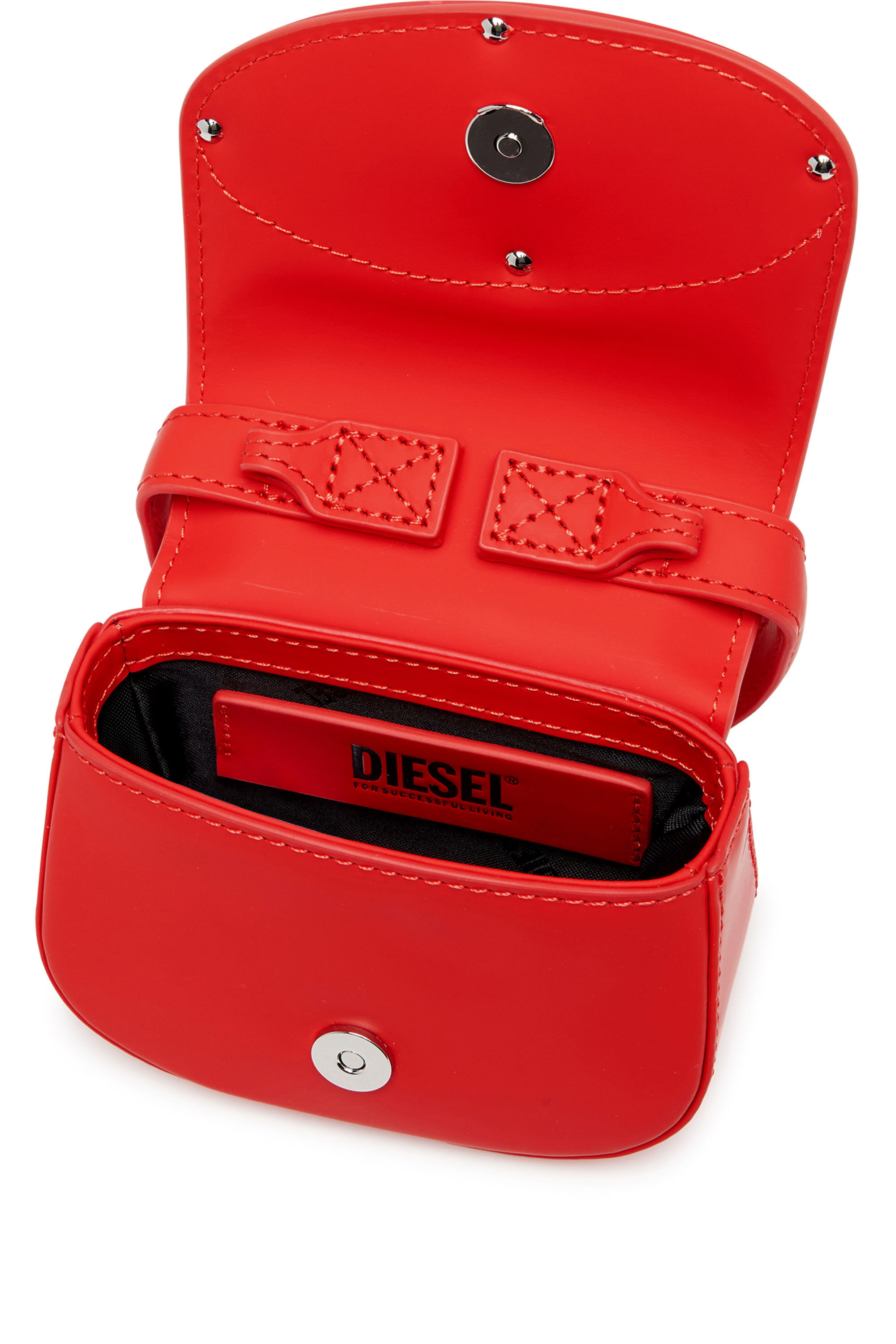 Diesel - 1DR XS, Woman's 1DR Xs-Iconic mini bag in matte leather in Red - 5