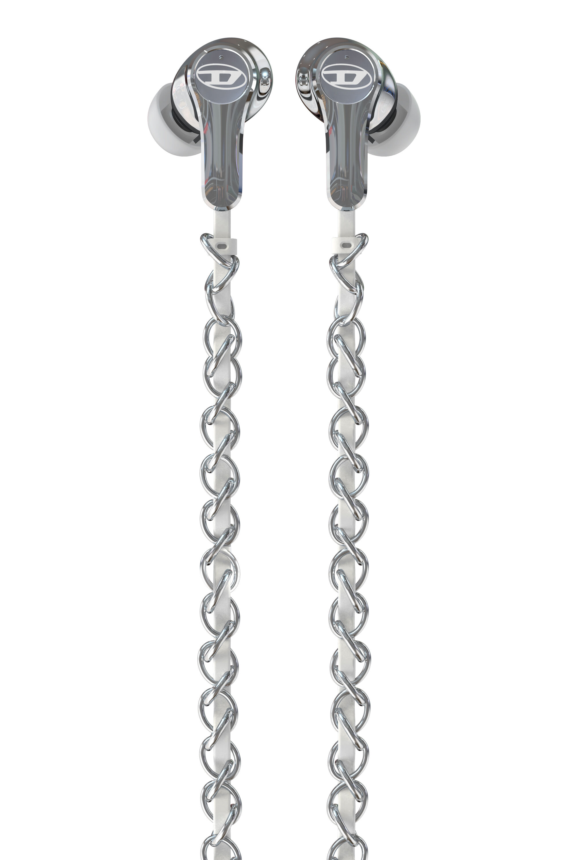 Women's Wired Earbuds and charms | Silver | Diesel {{Country}}