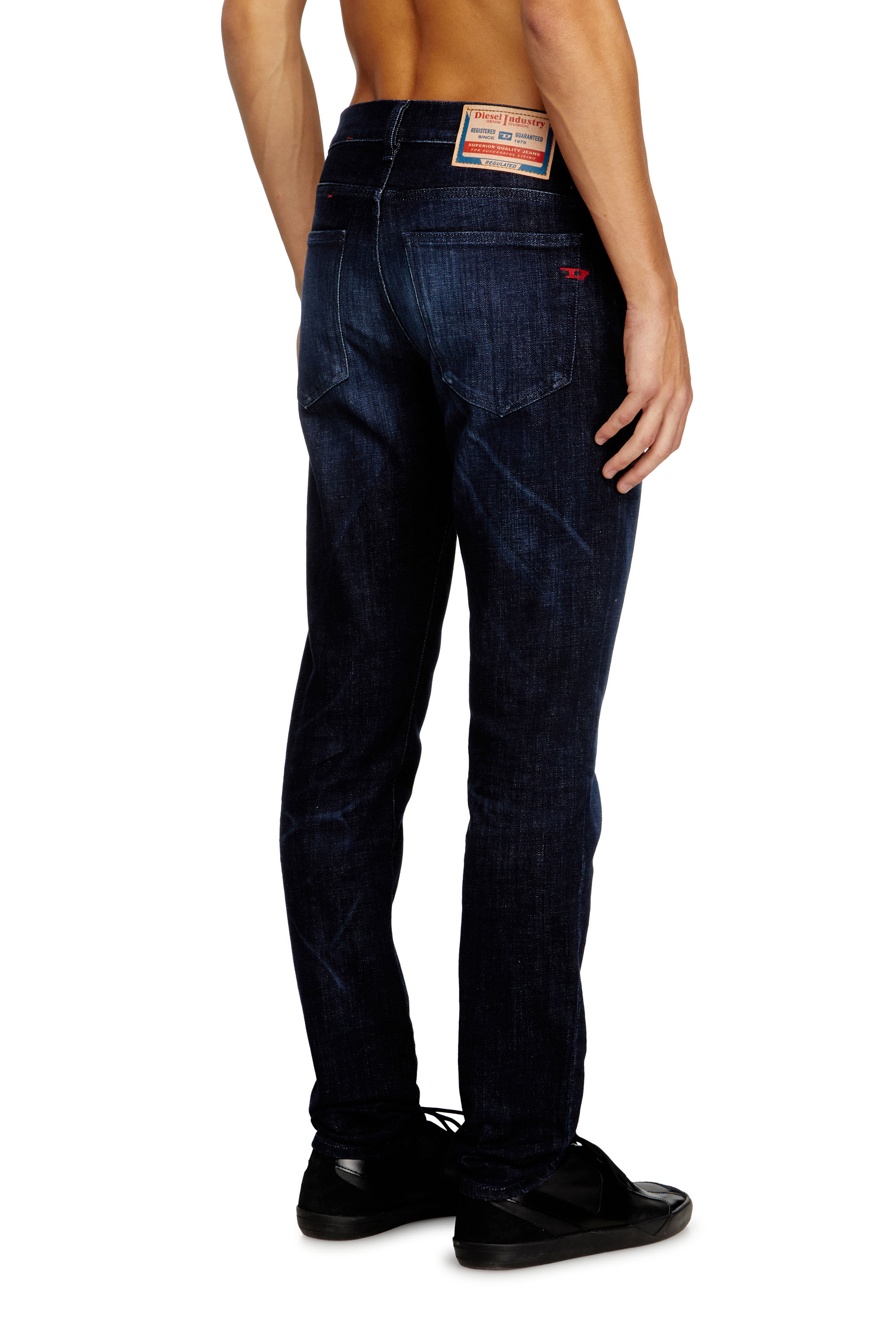 Diesel - Man's Slim Jeans 2019 D-Strukt 0ADBL, Dark Blue - 4