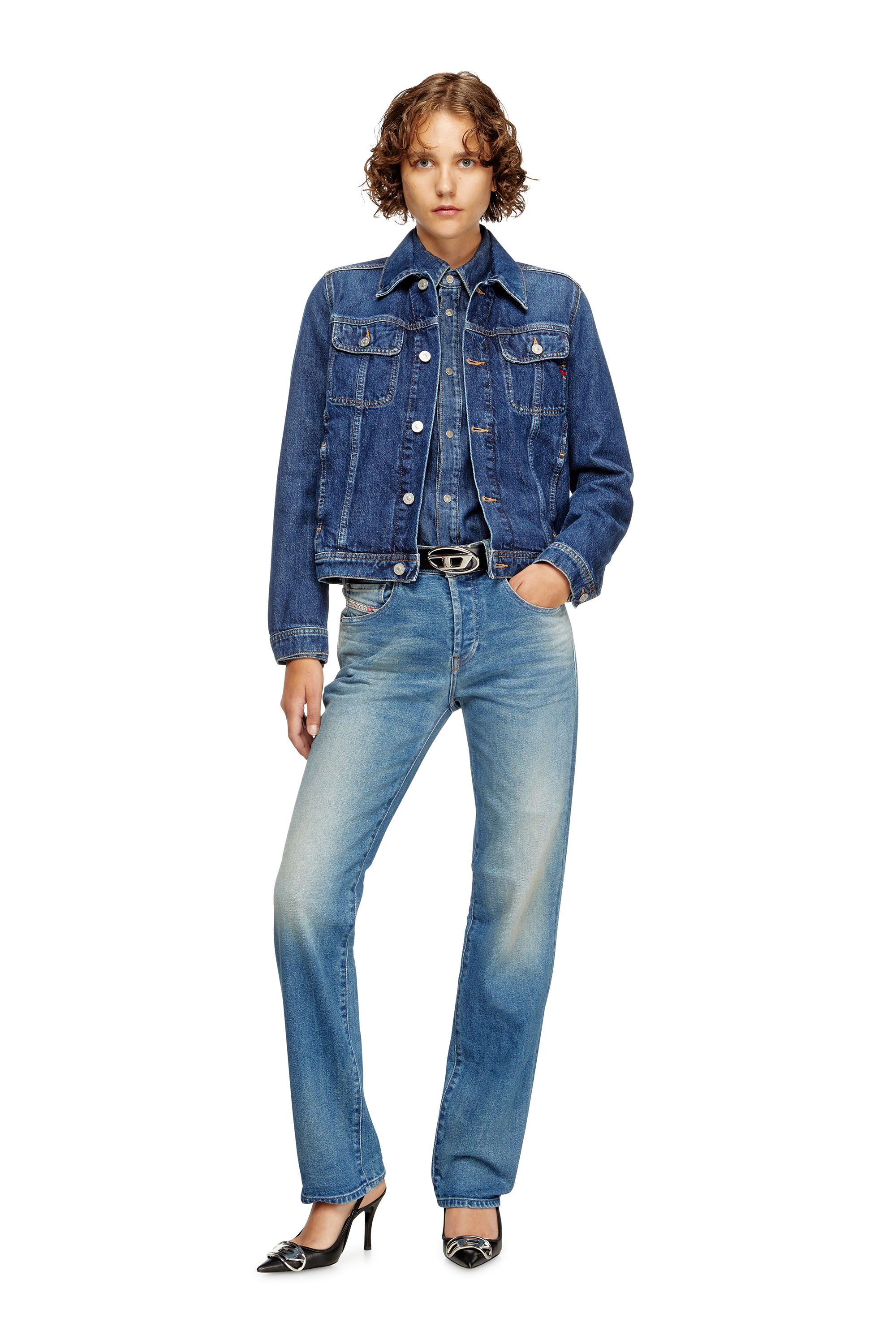 Regular Jeans 1989 D-Mine 09M14, Medium blue Diesel - Woman's Regular Jeans 1989 D-Mine 09M14, Medium blue - 1