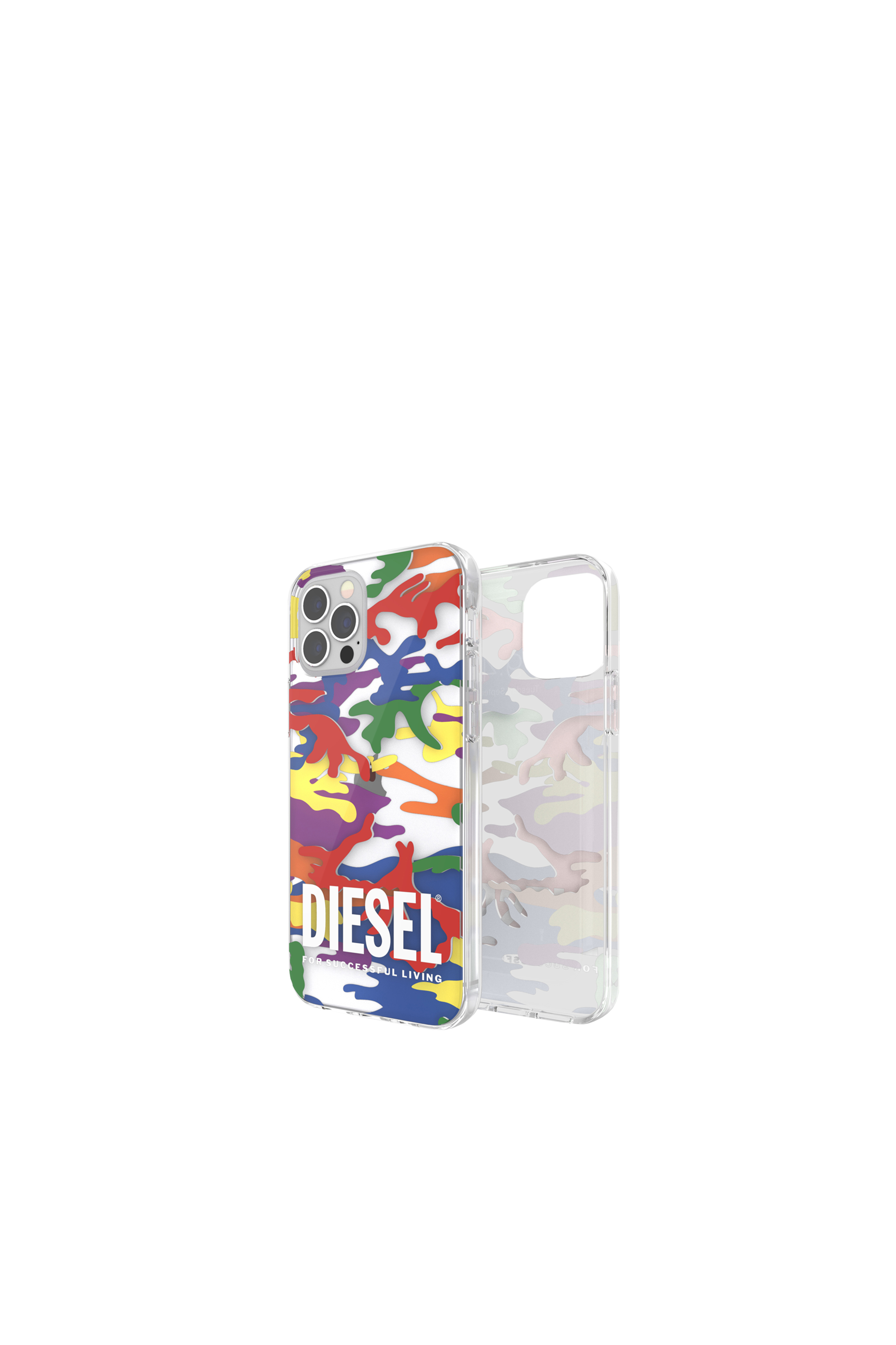 Diesel - 44332  STANDARD CASES, Unisex's Clear case Pride for iPhone 12 / 12 Pro in Multicolor - 1