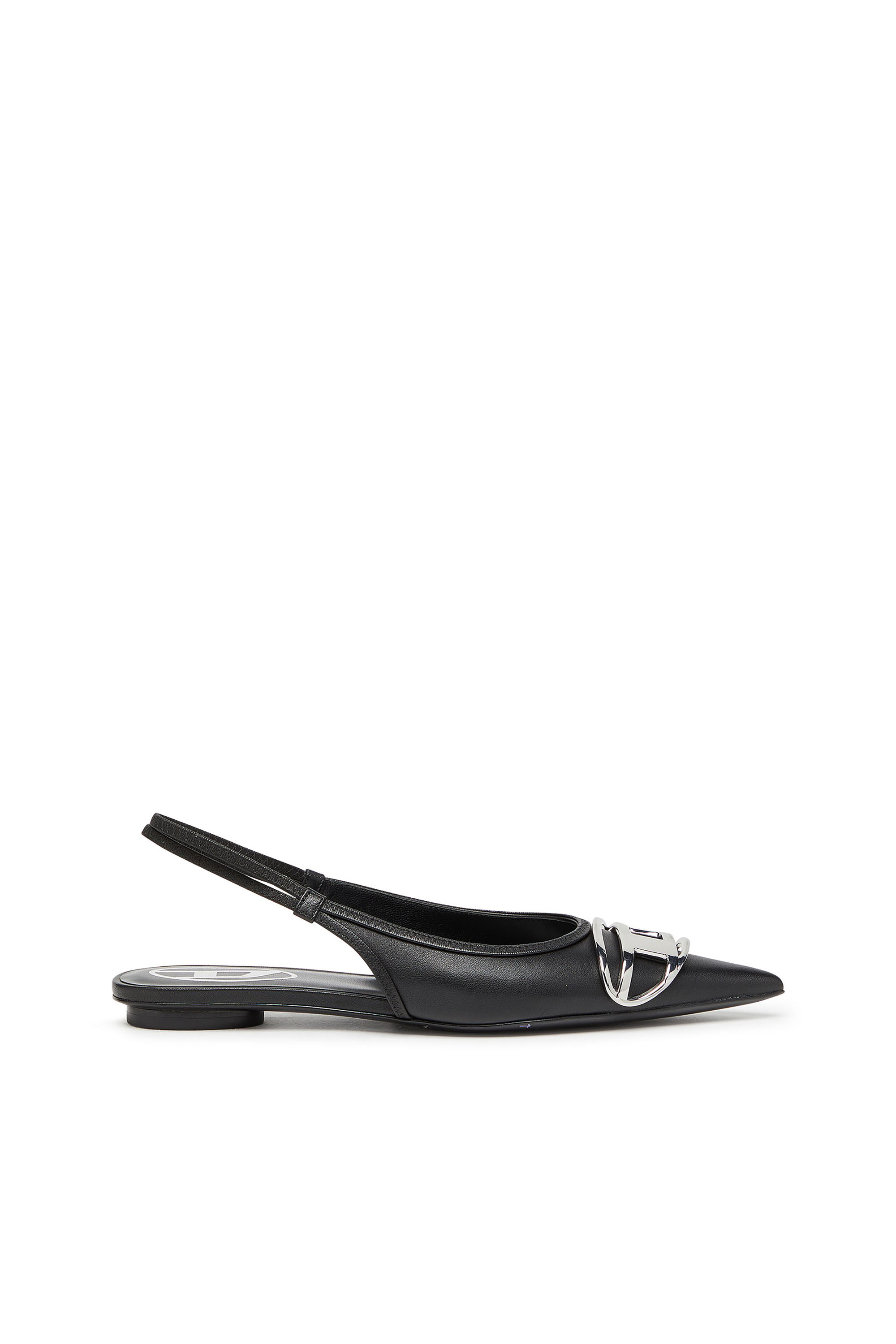 Diesel - D-VENUS SB BAL, Woman's Slingback flats in nappa leather in Black - 1