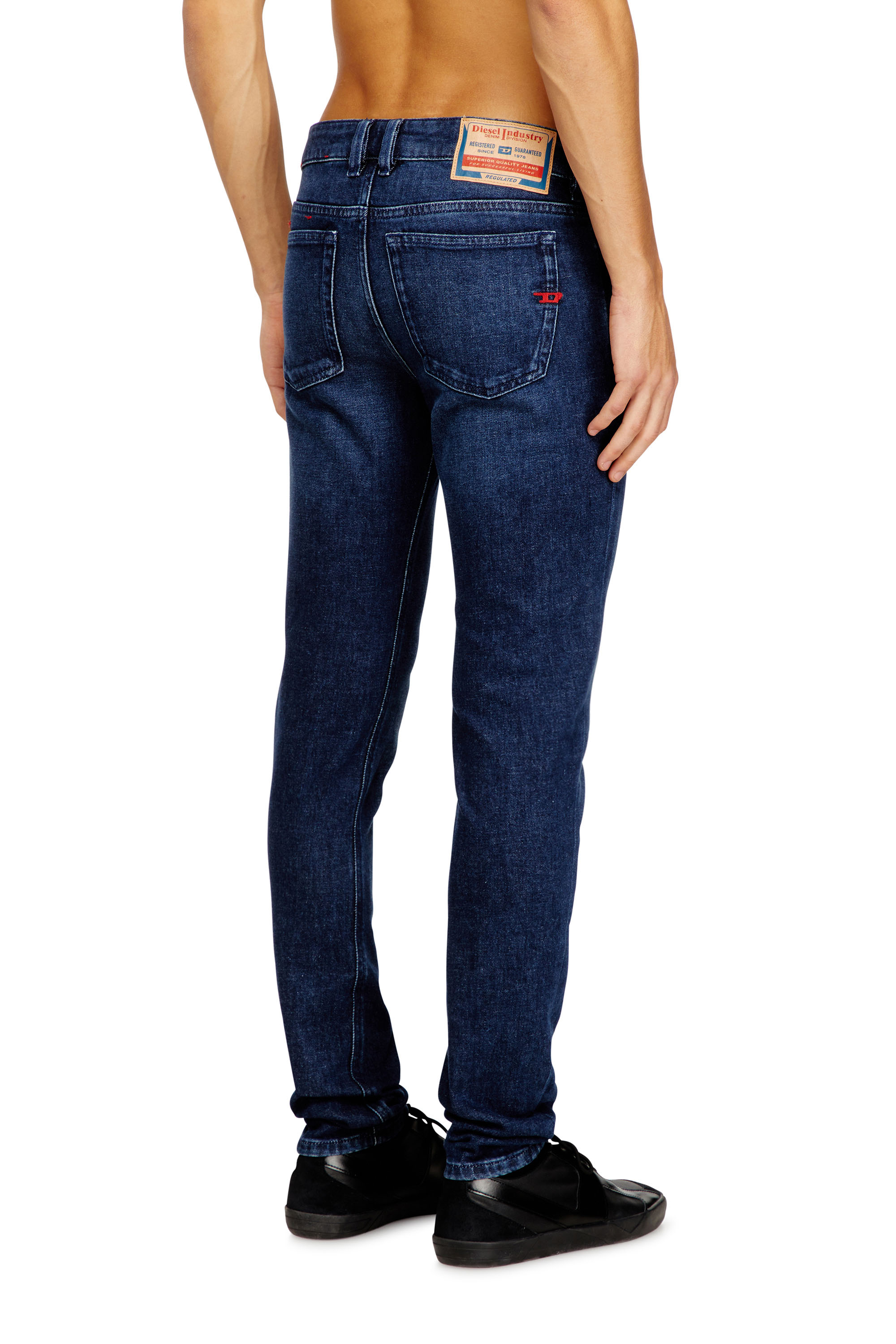 Diesel - Man's Skinny Jeans 1979 Sleenker 0ADBF, Dark Blue - 3